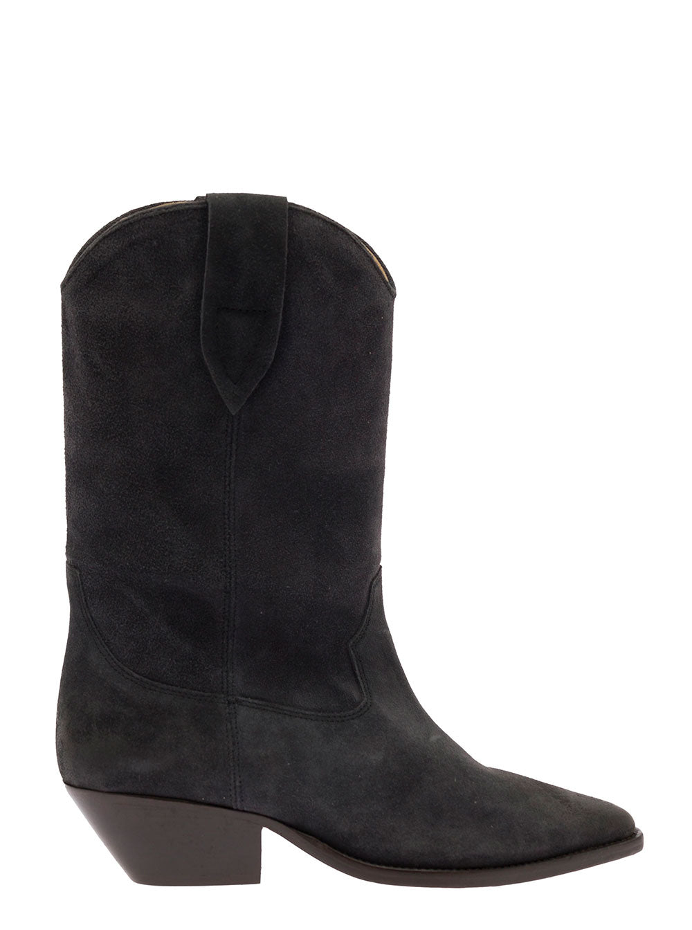 Isabel Marant Women Duerto-Gz Ankle Boots With Heel And Leather Black Women ISABEL MARANT