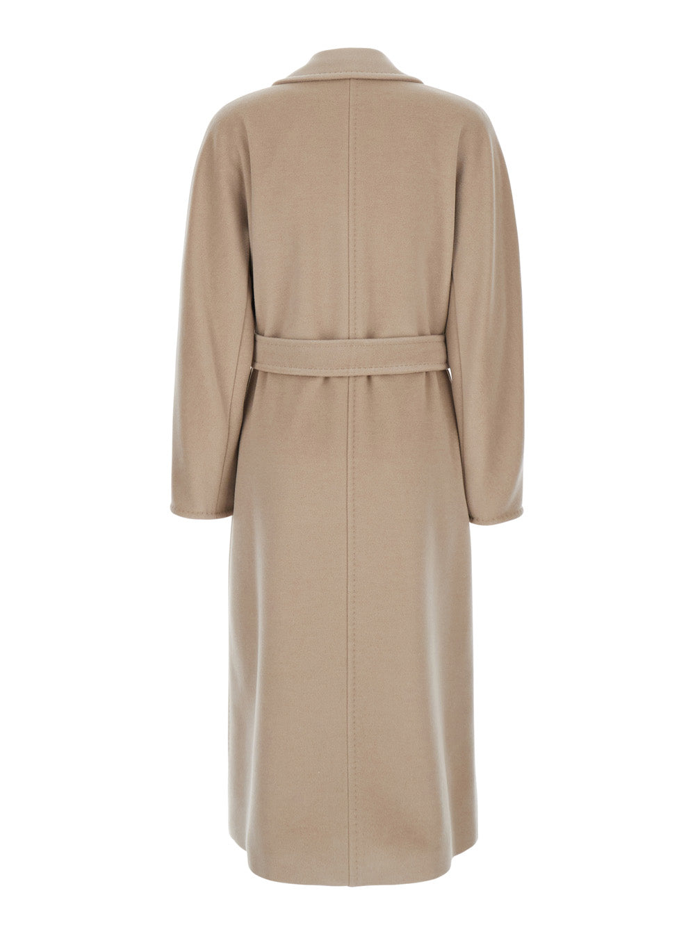 Max Mara Women Madame Coat With Notched Revers And Long Sleeves In Beige For Women