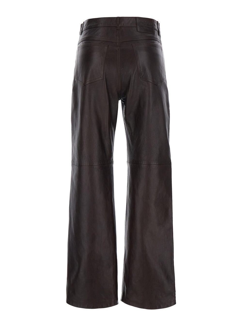 'S Maxmara Women Smmpesca Pants With Pockets And Straight Hems In Tech Fabric Brown Women