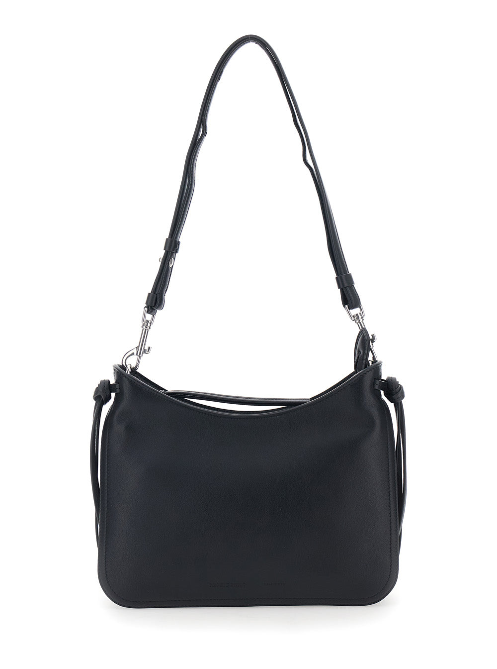 Phoebe Philo Women 'Gig' Black Shoulder Bag With Logo Printed On The Front And Removable Shoulder Strap In Leather Woman PHOEBE PHILO