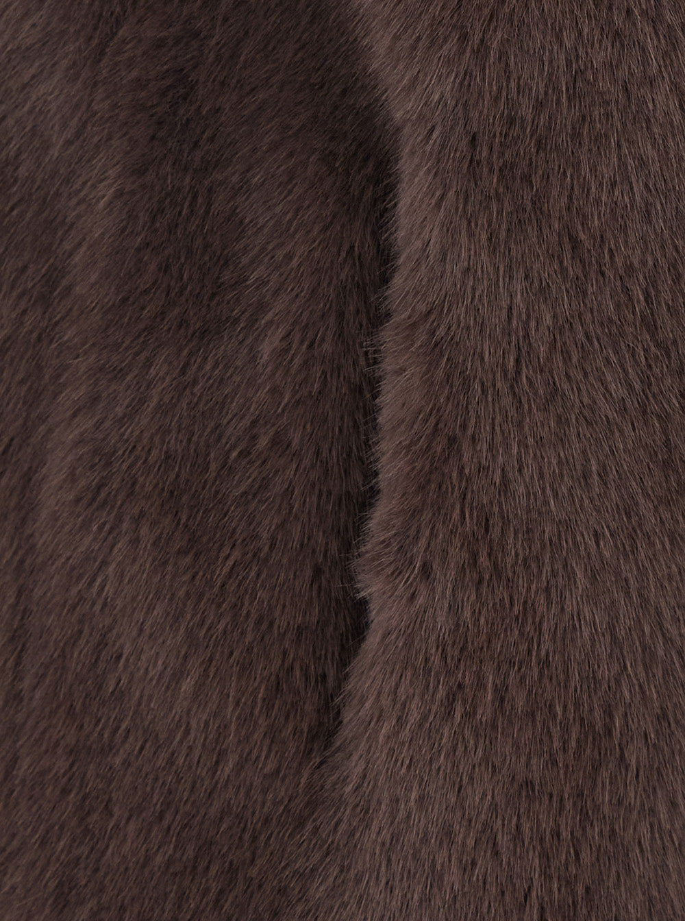 Herno Women Brown Fur With Round Collar In Faux Fur Woman HERNO