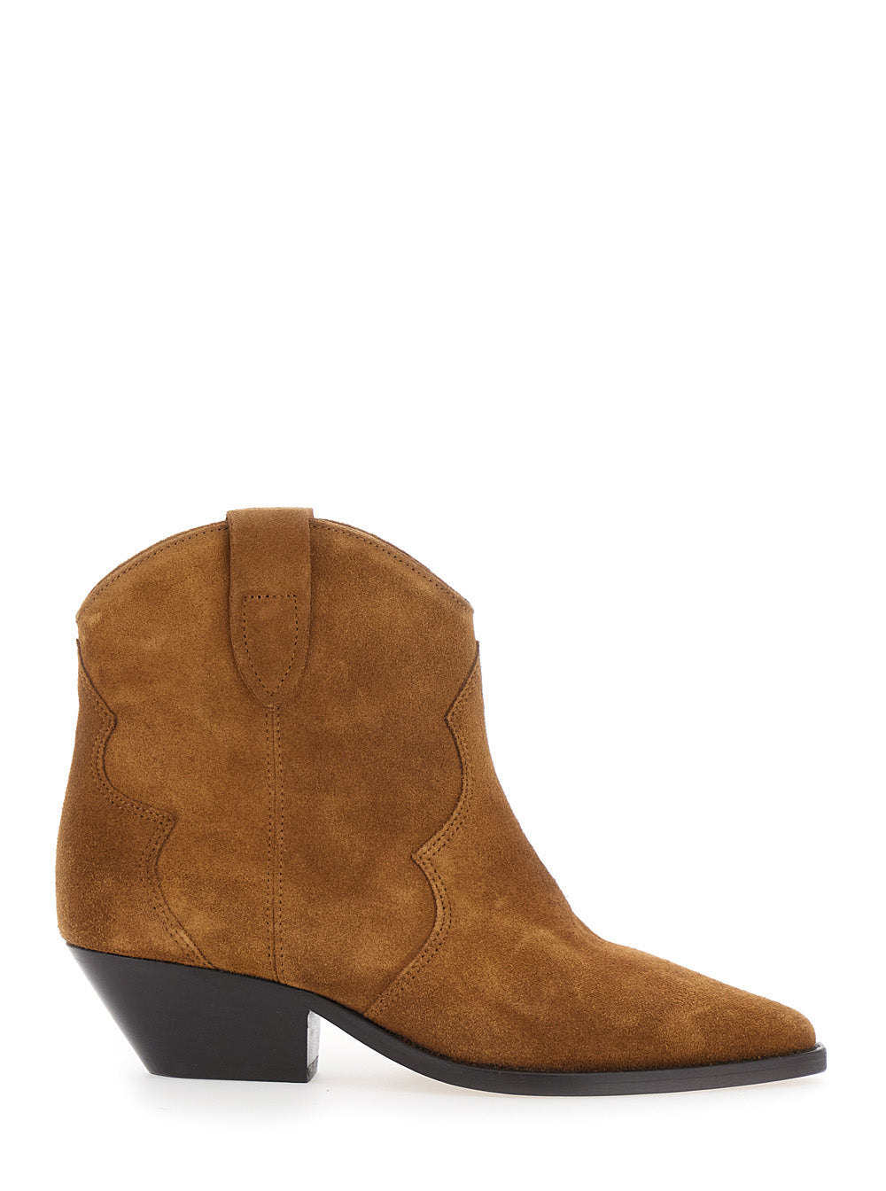Isabel Marant Women 'Dewina' Brown Ankle Boots With Medium Heel In Suede For Women ISABEL MARANT