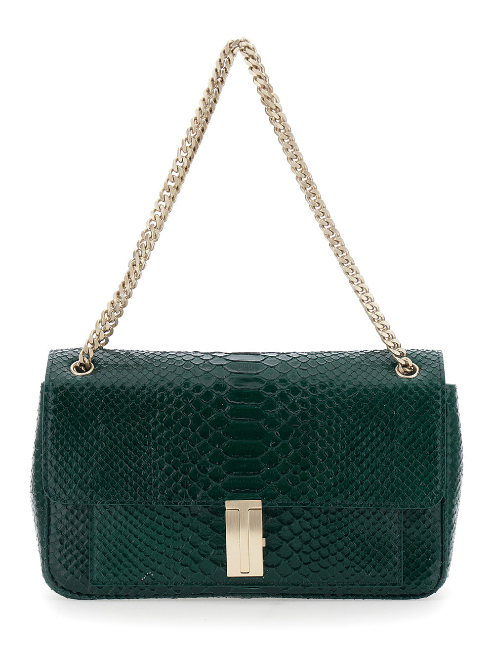 Tom Ford Women Semi Shiny Printed Python B/C Chainshoulder Bag TOM FORD