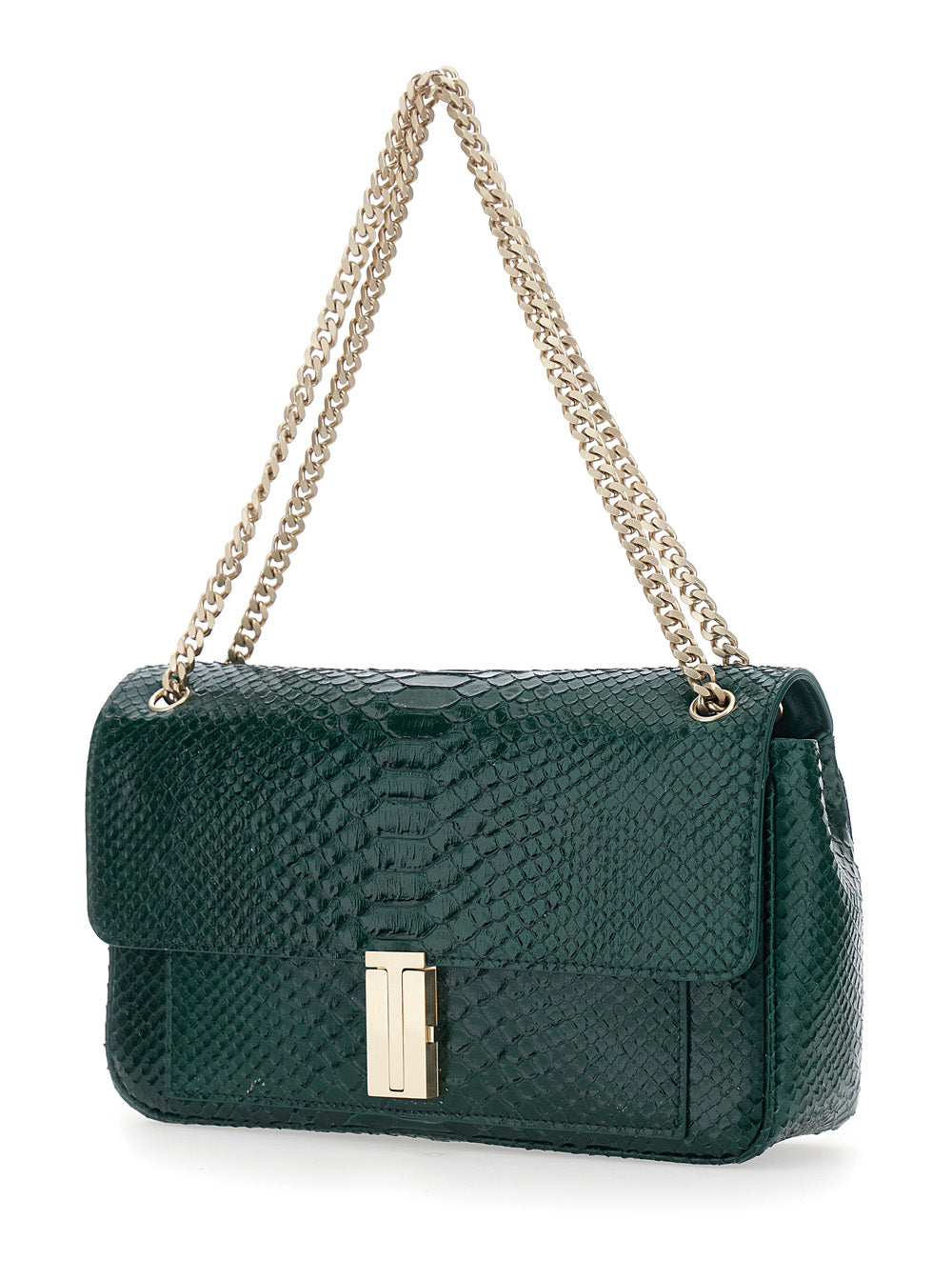 Tom Ford Women Semi Shiny Printed Python B/C Chainshoulder Bag TOM FORD
