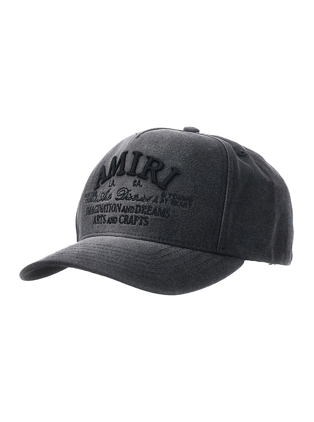 Amiri Men Bucket Hat Arts District Canvas Hat With Logo And Black Cotton Unisex AMIRI