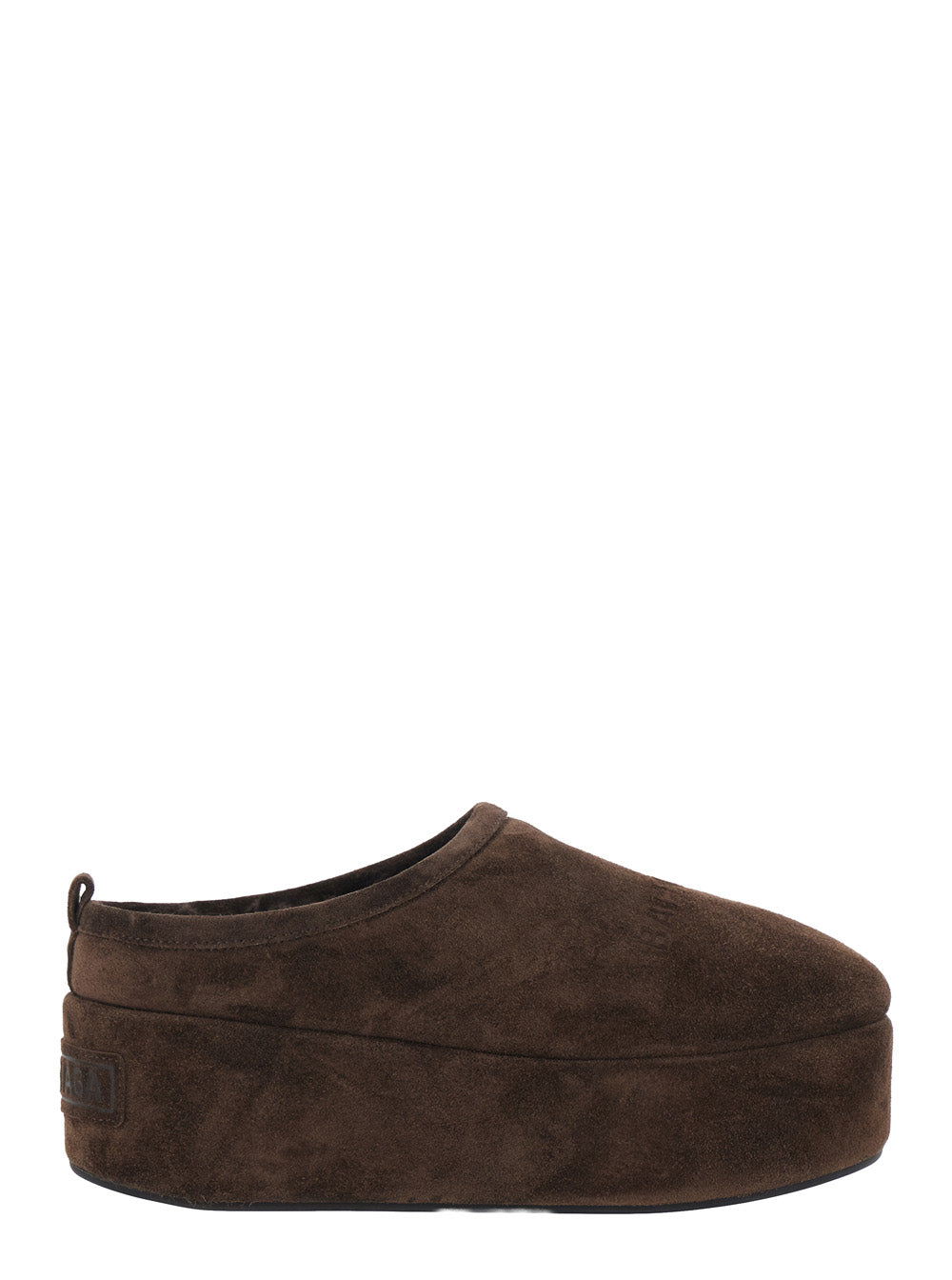 Balenciaga Women Alaska Platform Slide Suede Fake Shearling BALENCIAGA