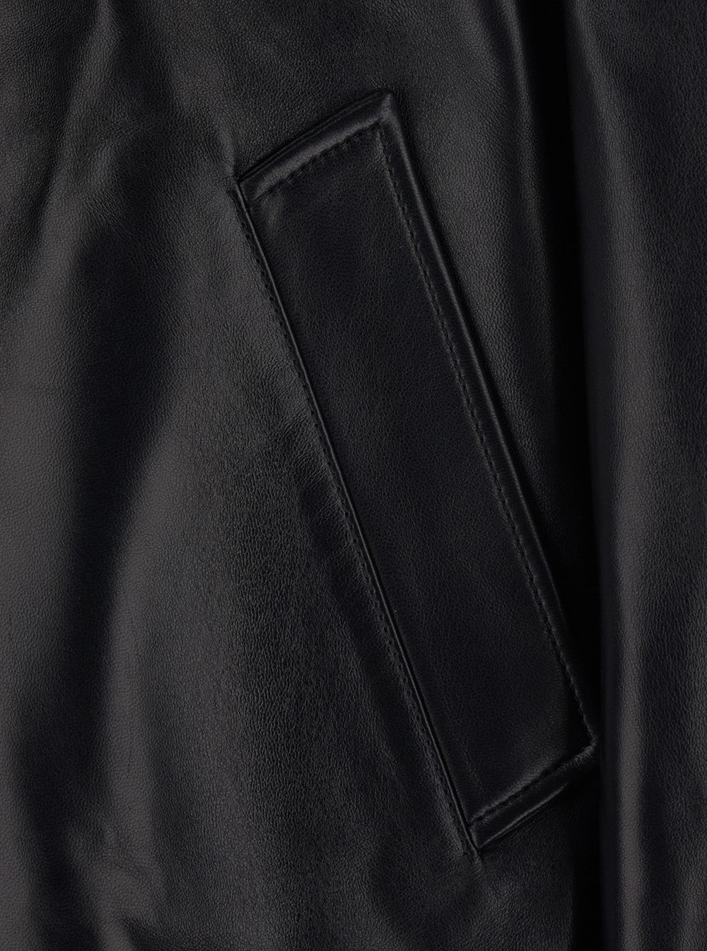 Balenciaga Women Smooth Leather Relaxed Hoodie BALENCIAGA