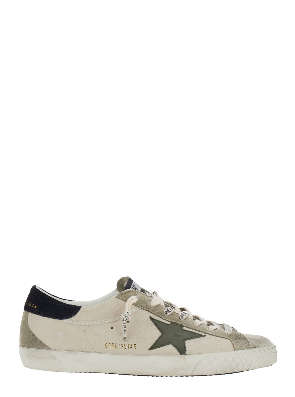 Golden Goose Men Sneakers Superstar With Calfskin And Goat Leather Beige Unisex GOLDEN GOOSE