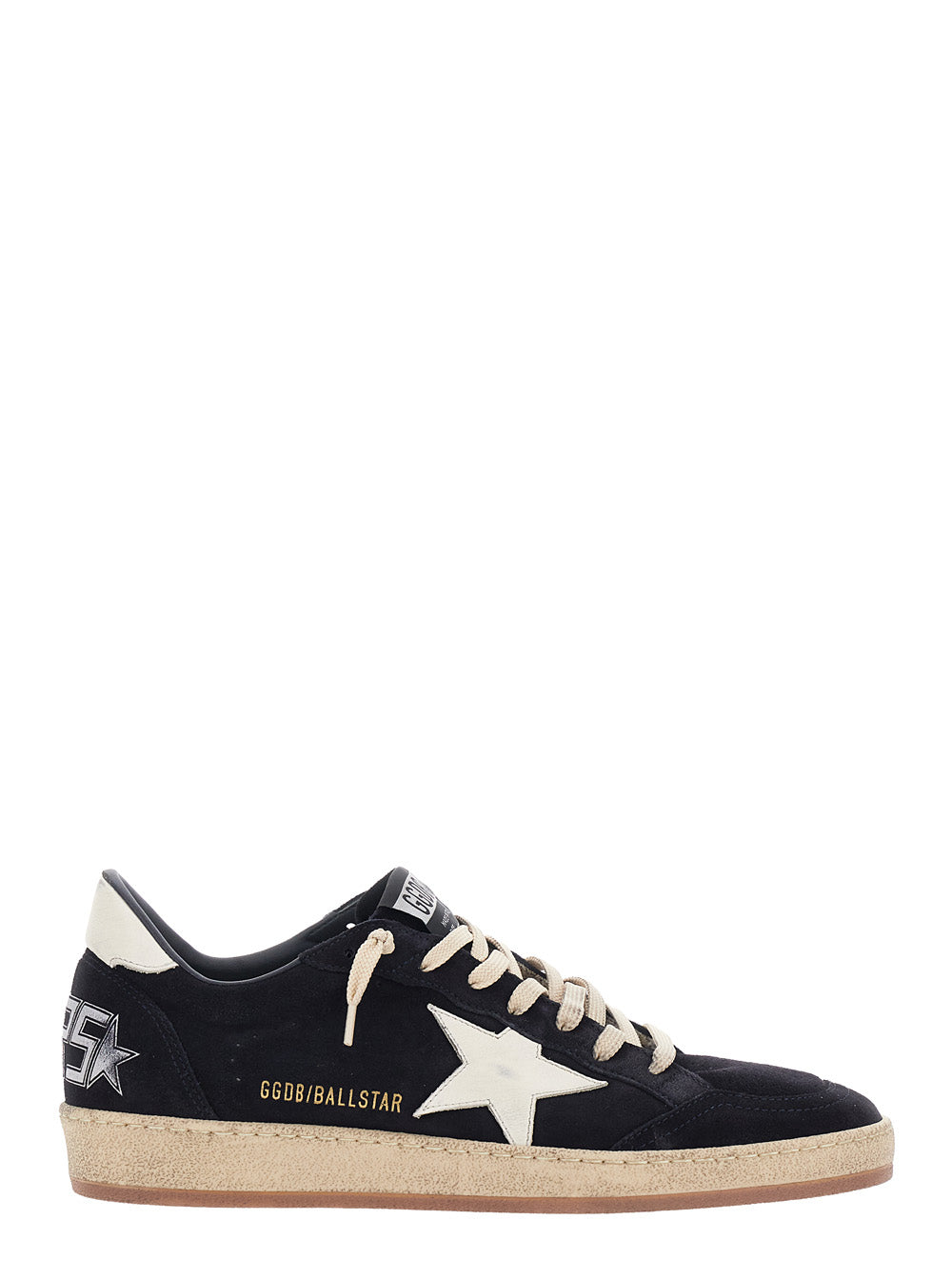 Golden Goose Men Ballstar Sneakers With Leather And Blue Color Unisex GOLDEN GOOSE