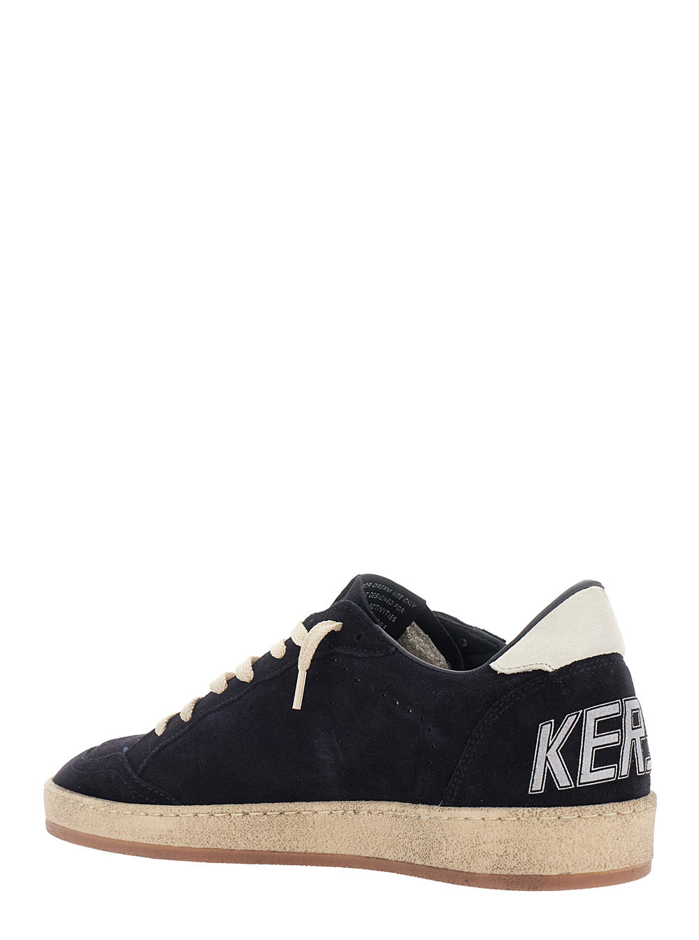 Golden Goose Men Ballstar Sneakers With Leather And Blue Color Unisex GOLDEN GOOSE