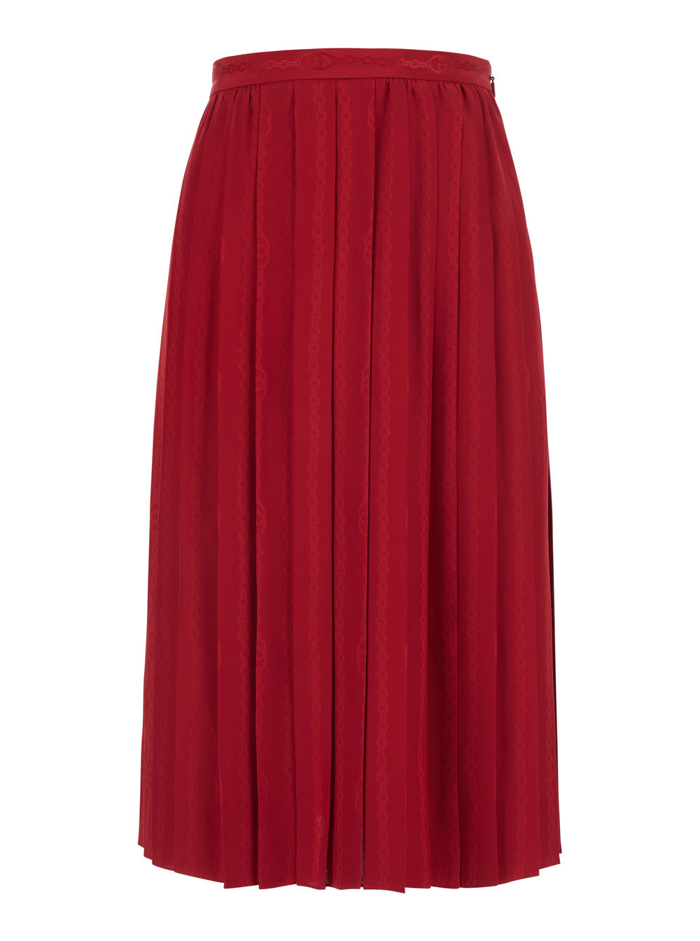 Gucci Women Skirt Look 23 Satin Chain Gg Silk Jacquard GUCCI