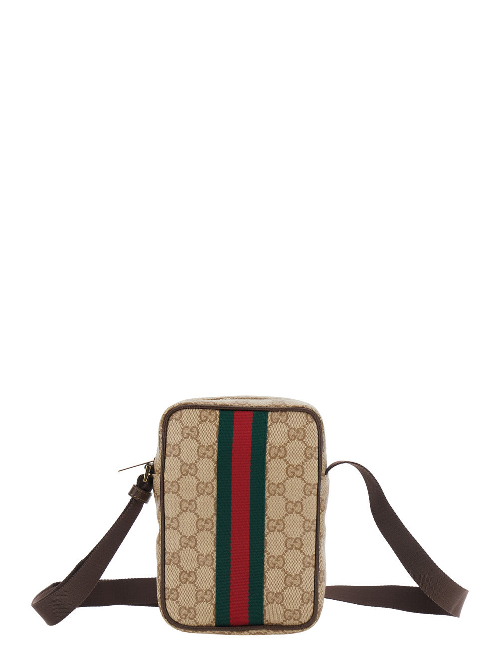 Gucci Men Vertical Gucci Web Vintage Sand Vetrificato GUCCI