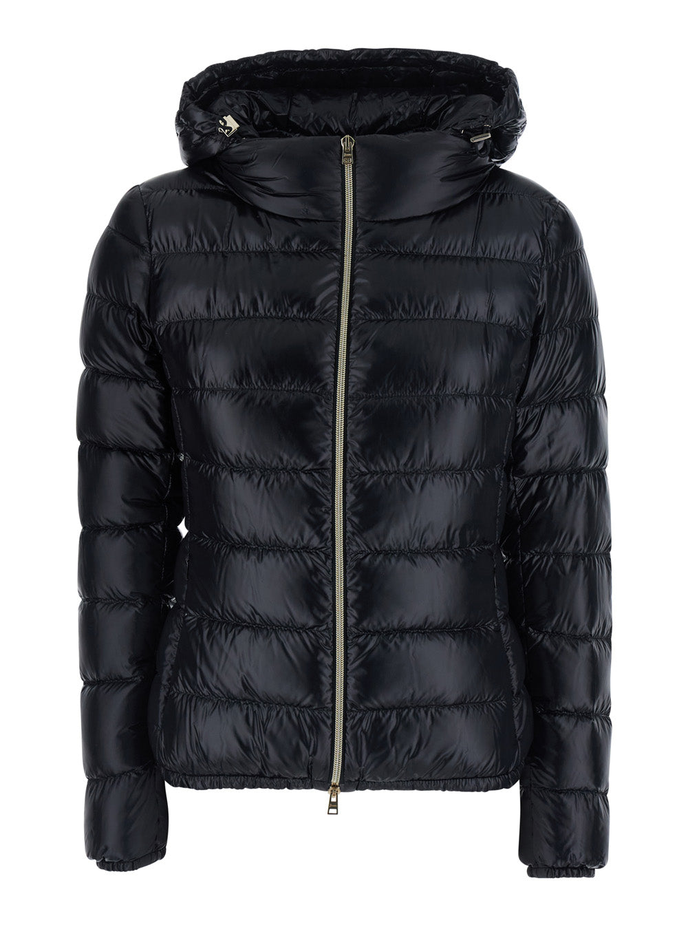 Herno Women Giada Hooded Short Puffer With Hood And Black Tech Fabric Women HERNO