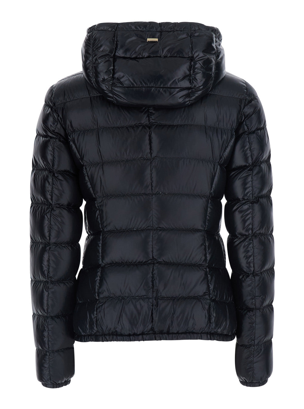 Herno Women Giada Hooded Short Puffer With Hood And Black Tech Fabric Women HERNO