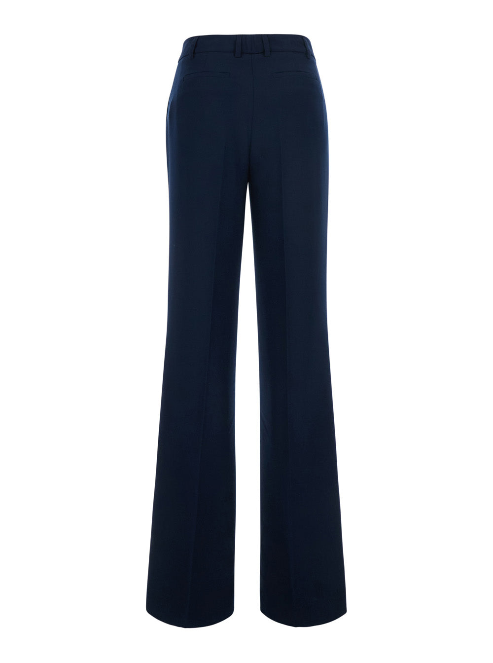 Leplain Women Blue Pants With Belt Loops And Straight Leg In Fabric For Women LEPLAIN