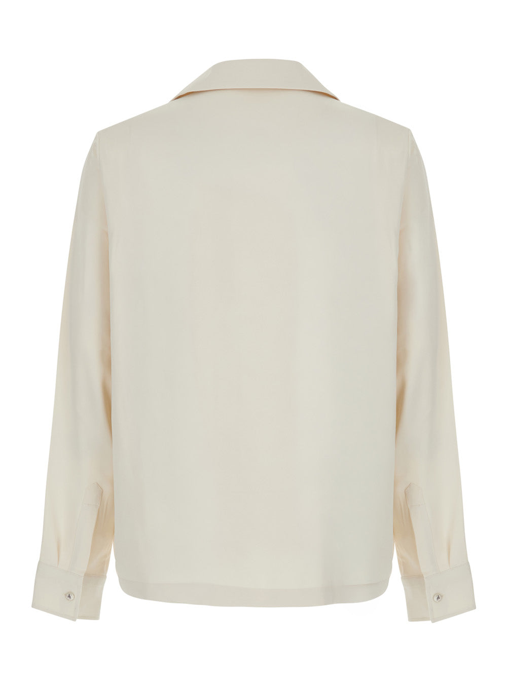 Amiri Men Polar Collar Shirt In White AMIRI