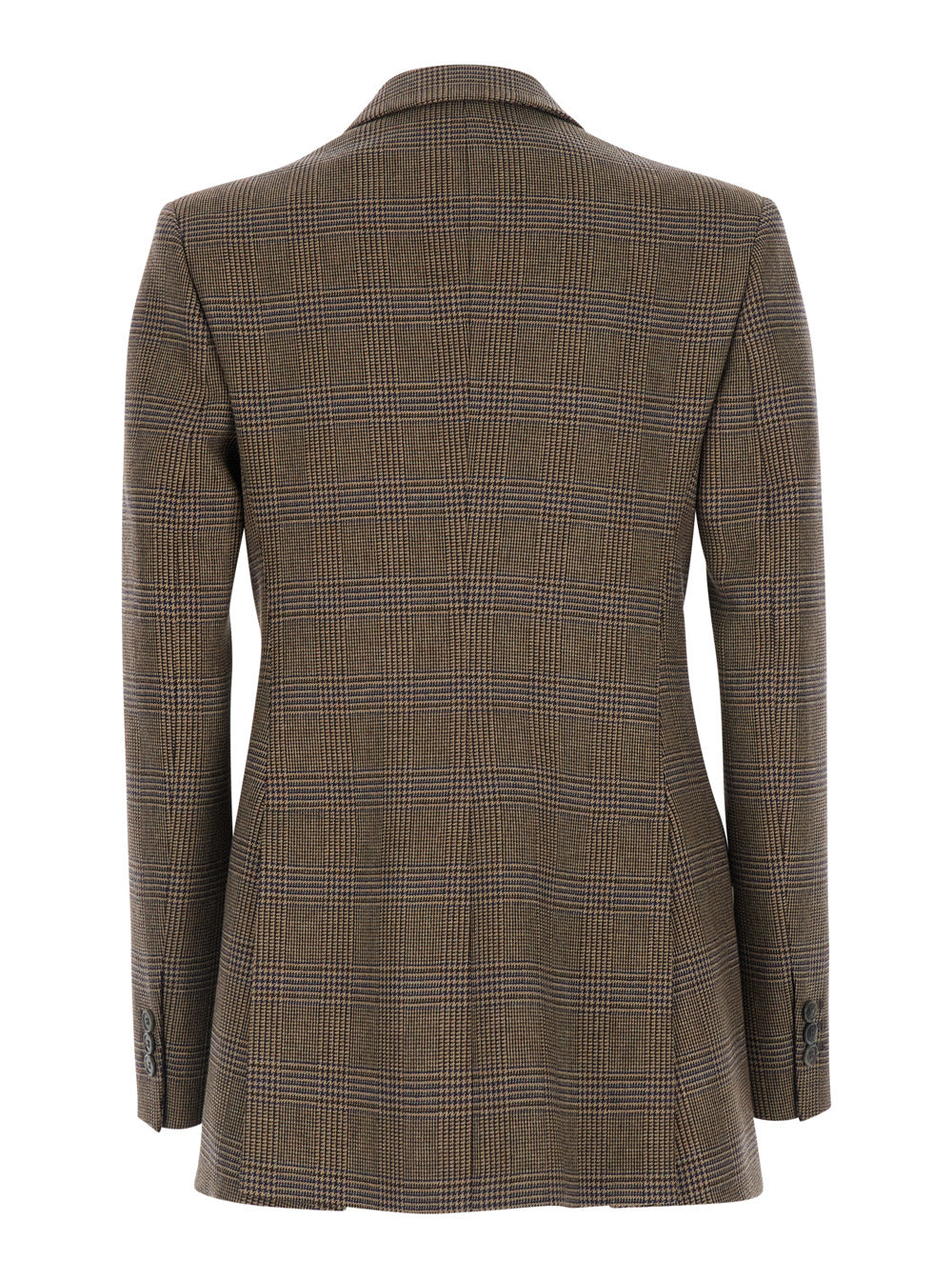 P.A.R.O.S.H. Women Brown Double-Breasted Viscose And Wool Blazer For Women P.A.R.O.S.H.