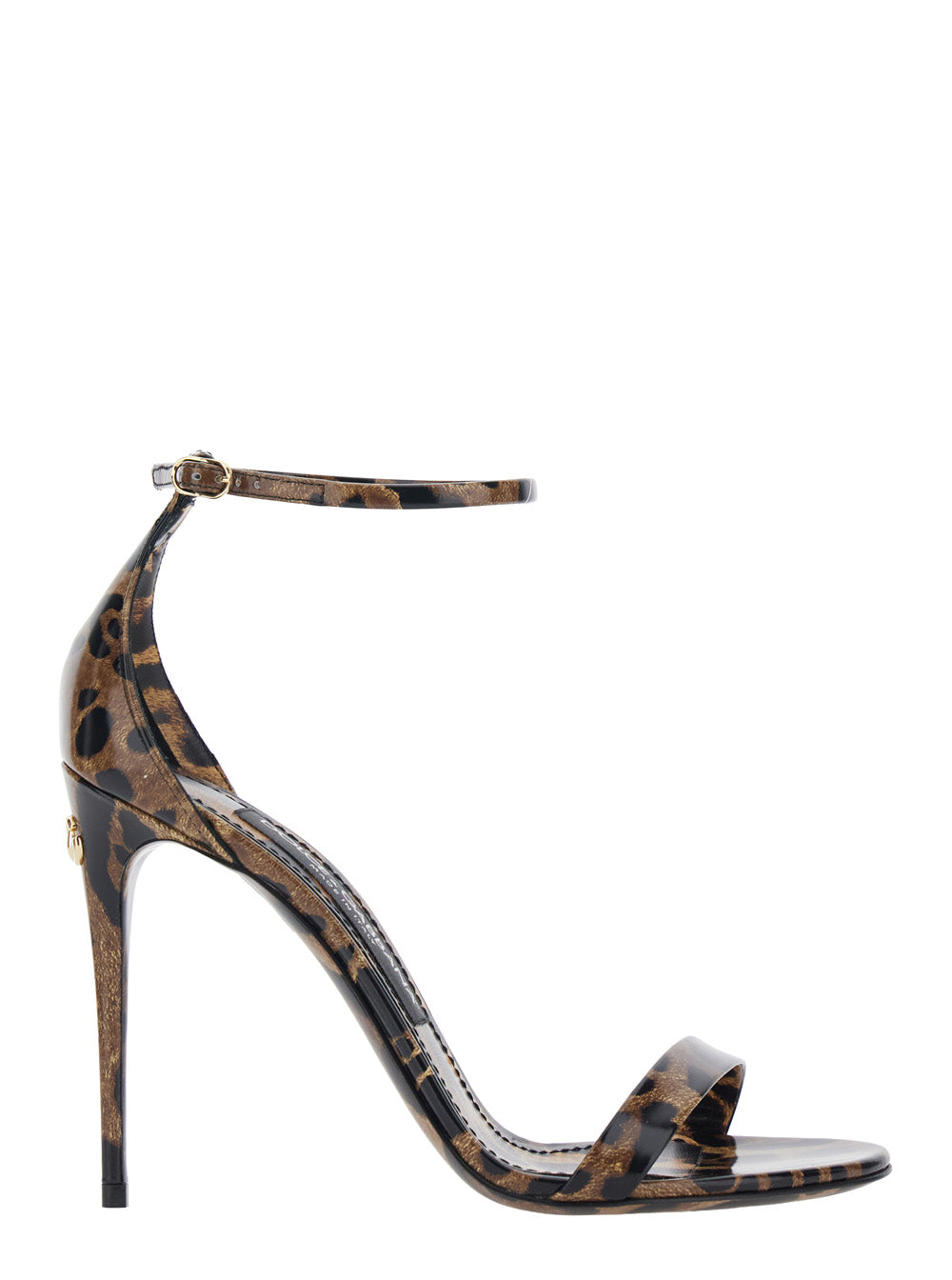 Dolce & Gabbana Women 105 Heel Sandal Leo Print DOLCE & GABBANA