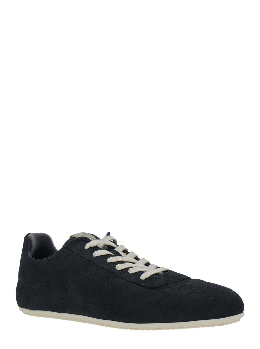 Rick Owens Men Sneakers Quilted Minimal With Minimalist Details In Black Leather Unisex RICK OWENS