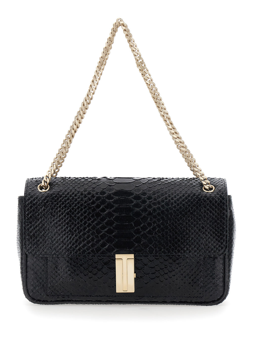 Tom Ford Women Semi Shiny Printed Python B/C Chainshoulder Bag TOM FORD