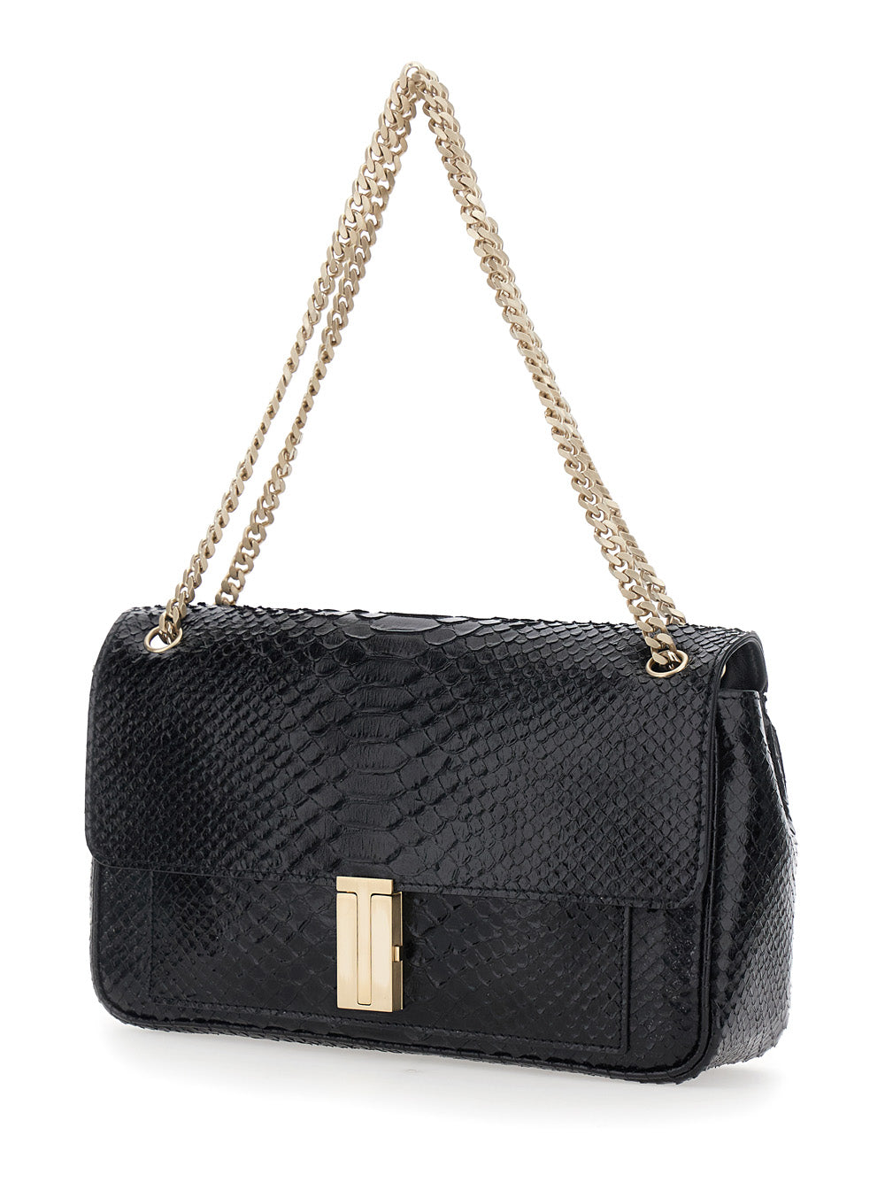 Tom Ford Women Semi Shiny Printed Python B/C Chainshoulder Bag TOM FORD
