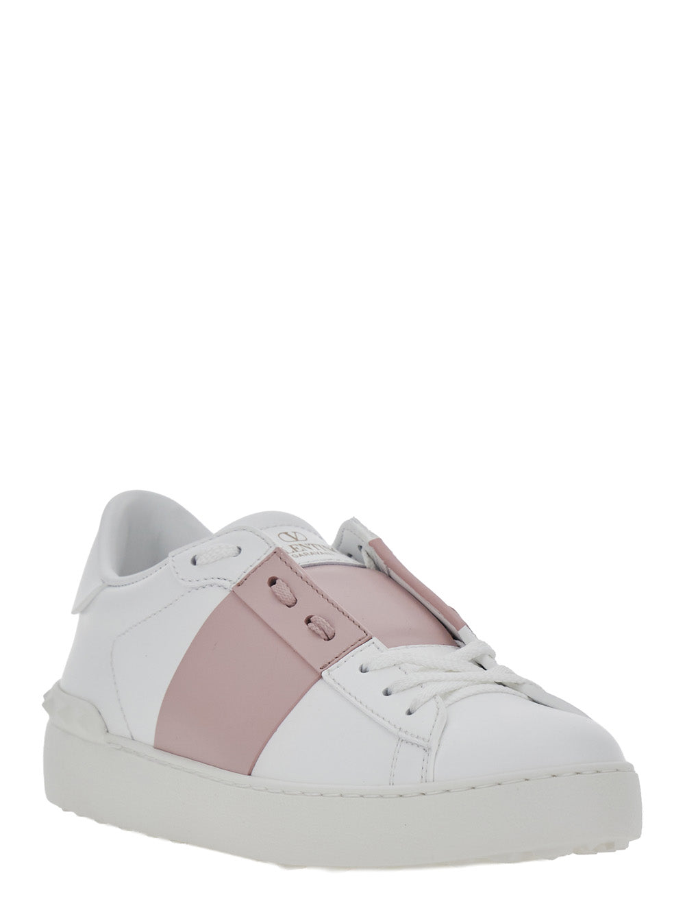 Valentino Garavani Women Sneaker | Open | Vitello Tecnic Calf/Vitello/Rs VALENTINO GARAVANI