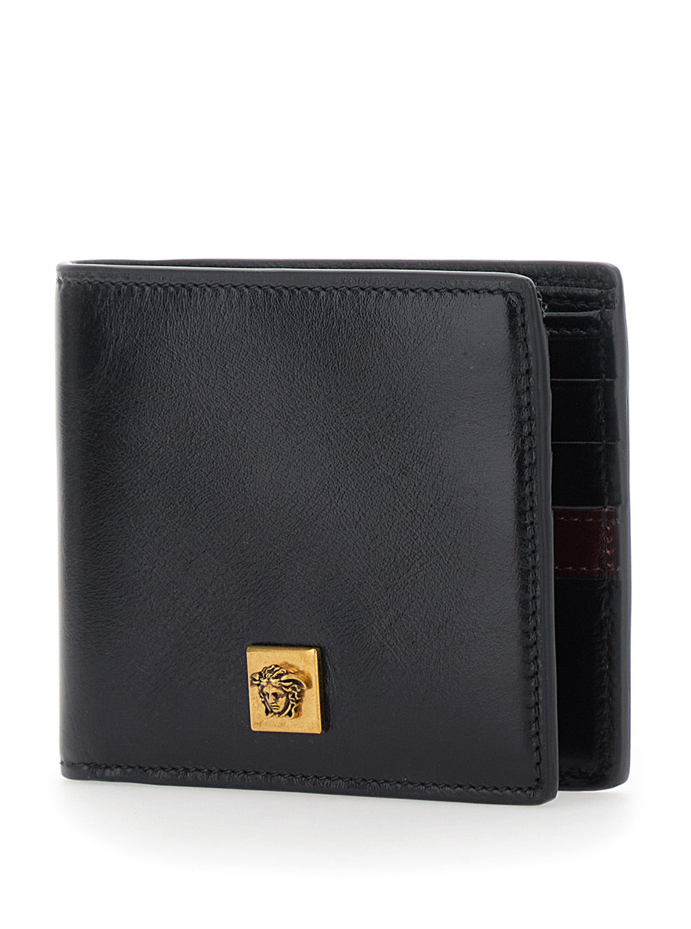 Versace Men Bi-Fold Wallet Calf Leather VERSACE
