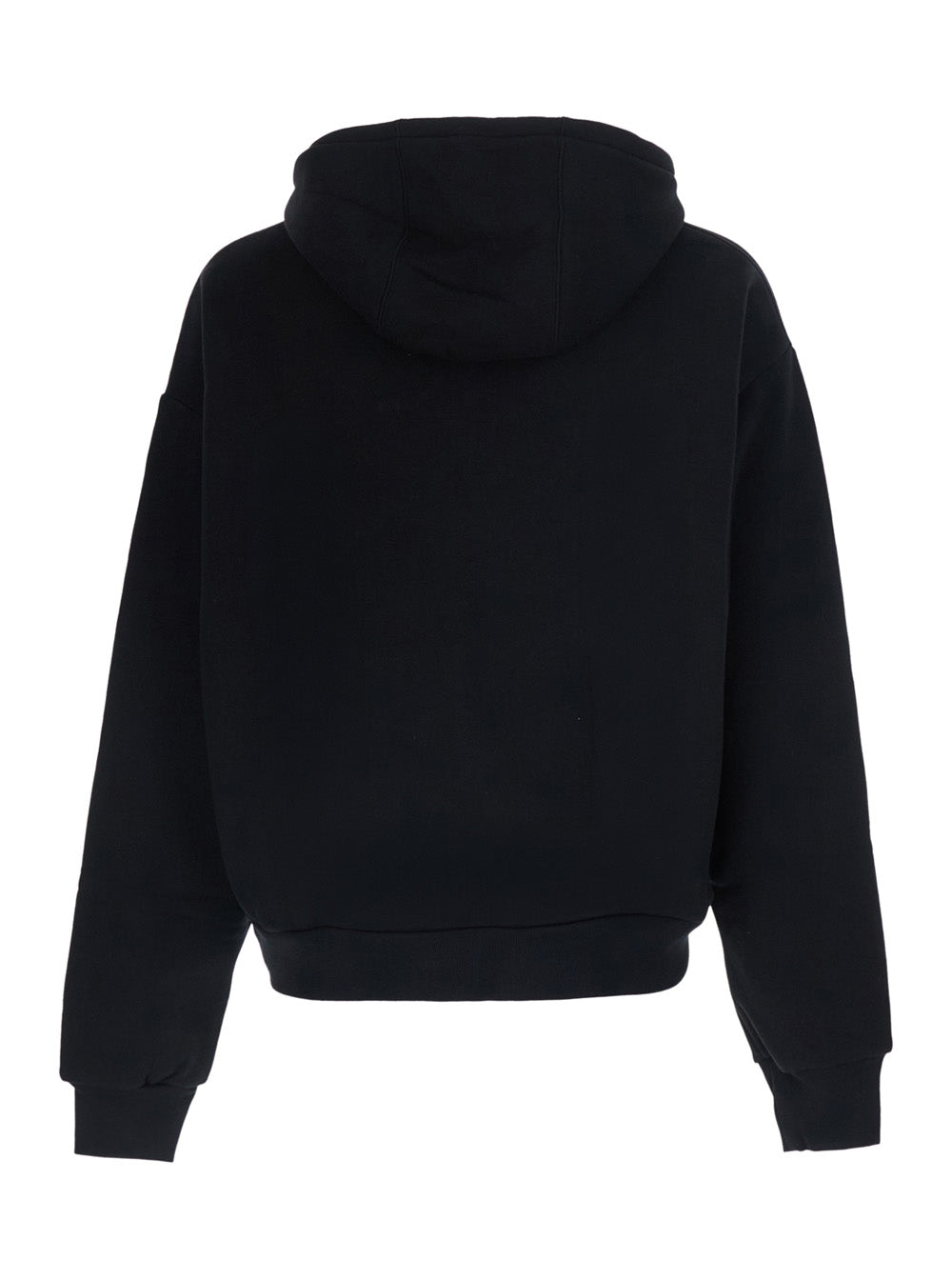 Amiri Men Hooded Zip Sweatshirt With Tech Fabric Patch Unisex AMIRI