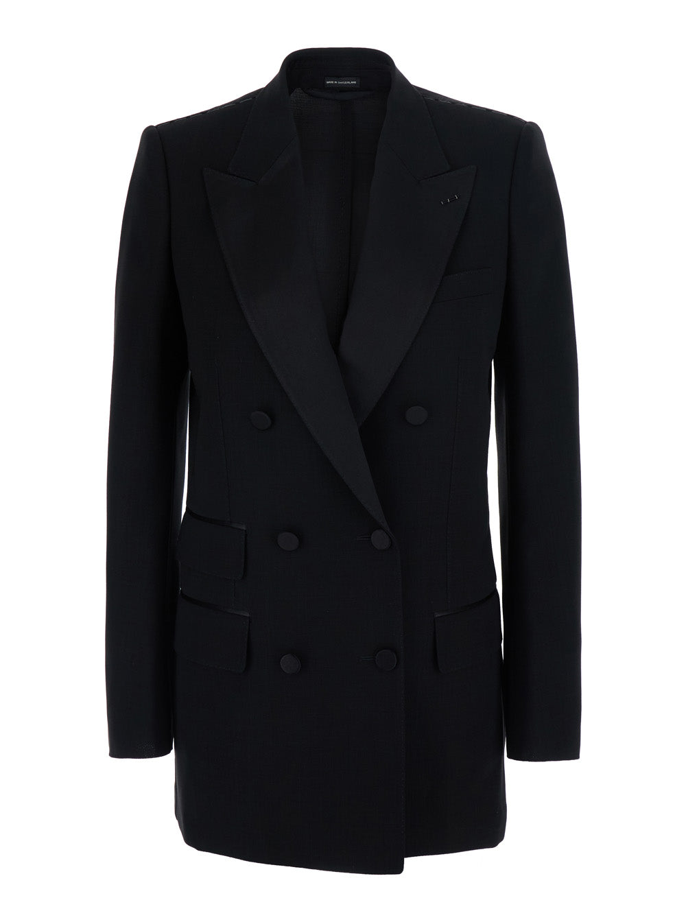 Tom Ford Women Light Virgin Wool Double Breasted Tuxedojacket TOM FORD