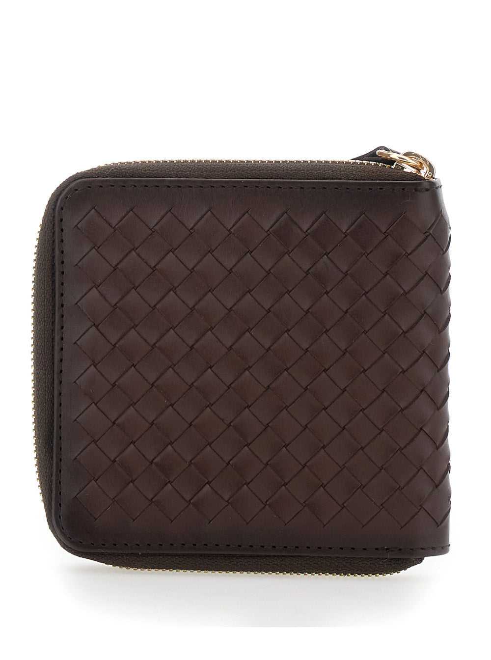 Dragon Diffusion Women Brown Wallet With Woven Design In Leather For Women DRAGON DIFFUSION