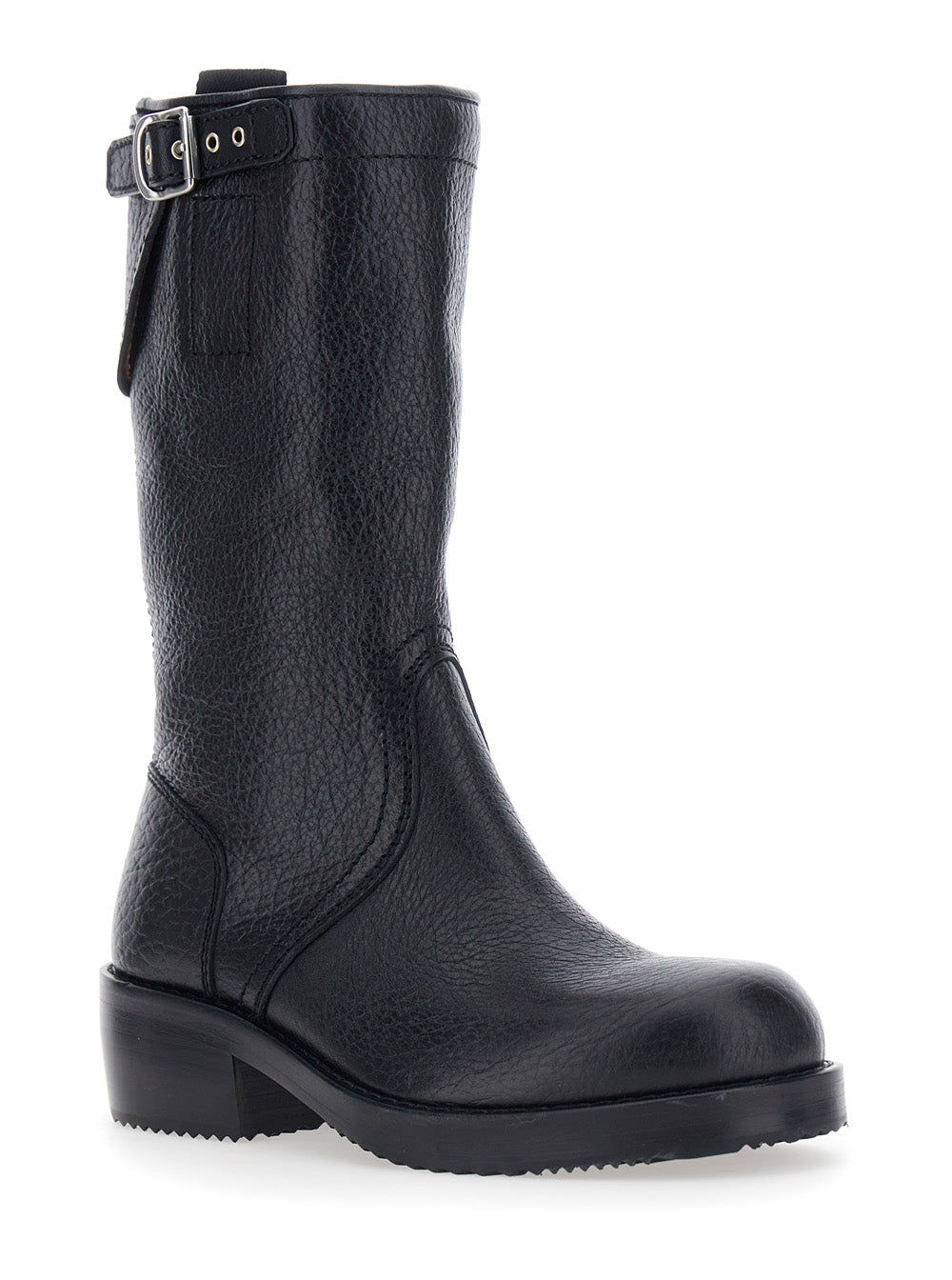 Dries Van Noten Women Boots Ws262-82 In Calf Leather, Black, Women DRIES VAN NOTEN
