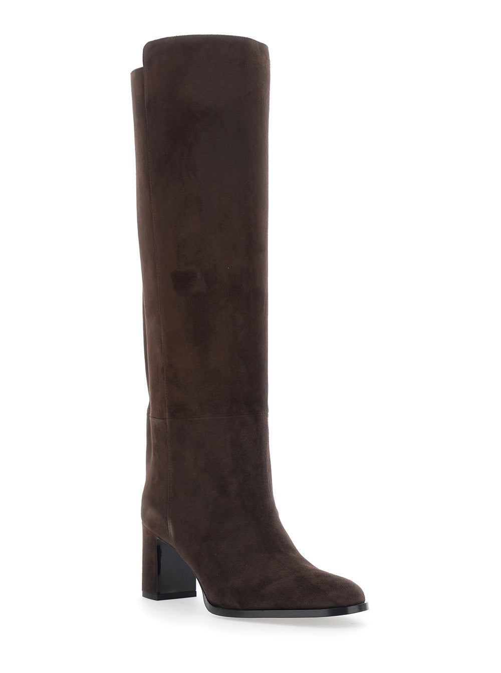 Jimmy Choo Women Caly Kb 65 Boots With High Heel And Leather Sole Brown Women JIMMY CHOO