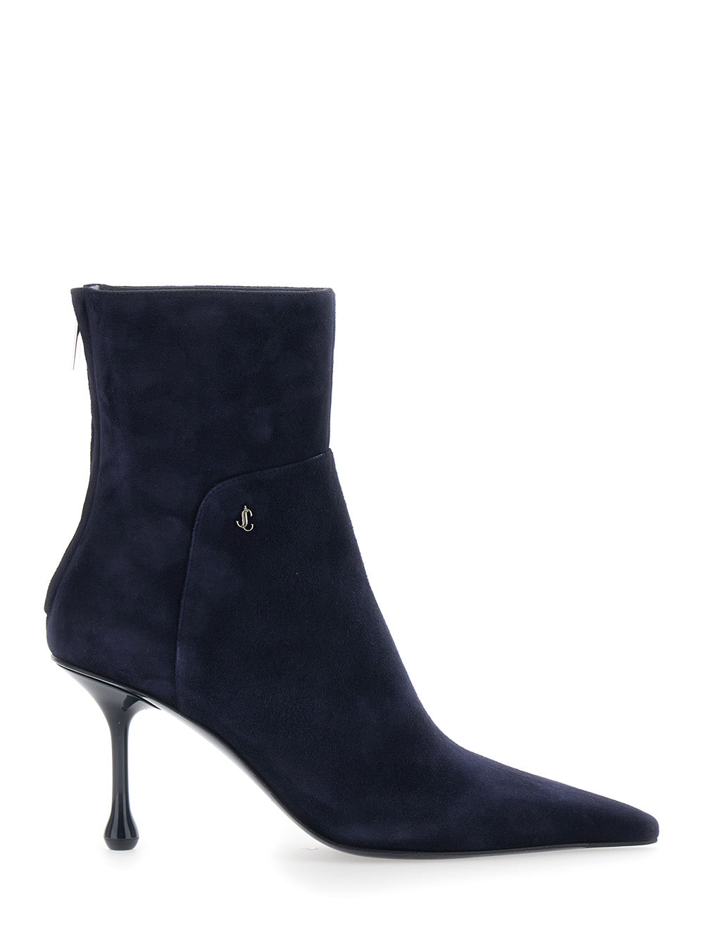 Jimmy Choo Women Cycas Ab 80 Suede With Heel And Leather Blue Woman JIMMY CHOO