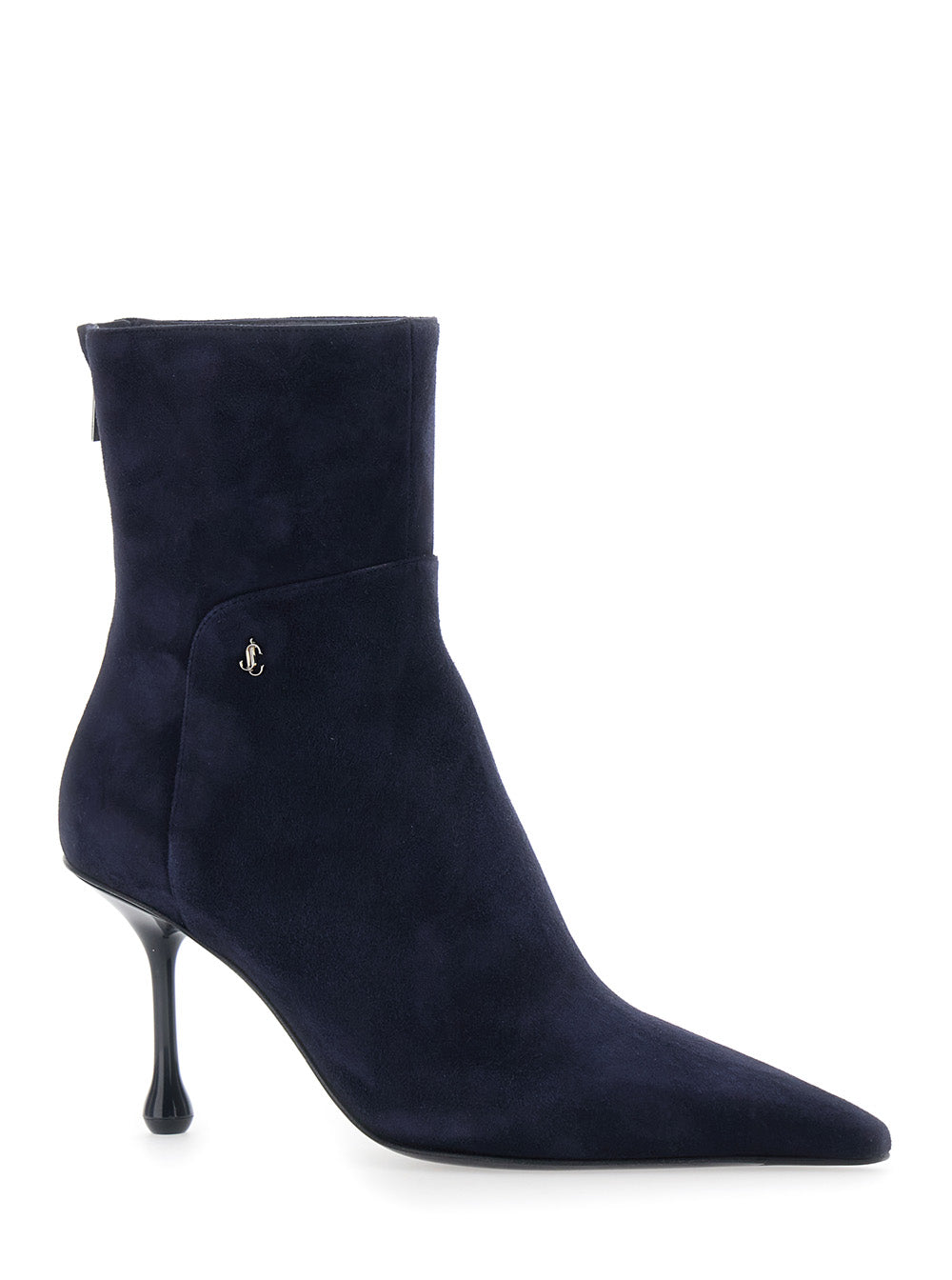 Jimmy Choo Women Cycas Ab 80 Suede With Heel And Leather Blue Woman JIMMY CHOO