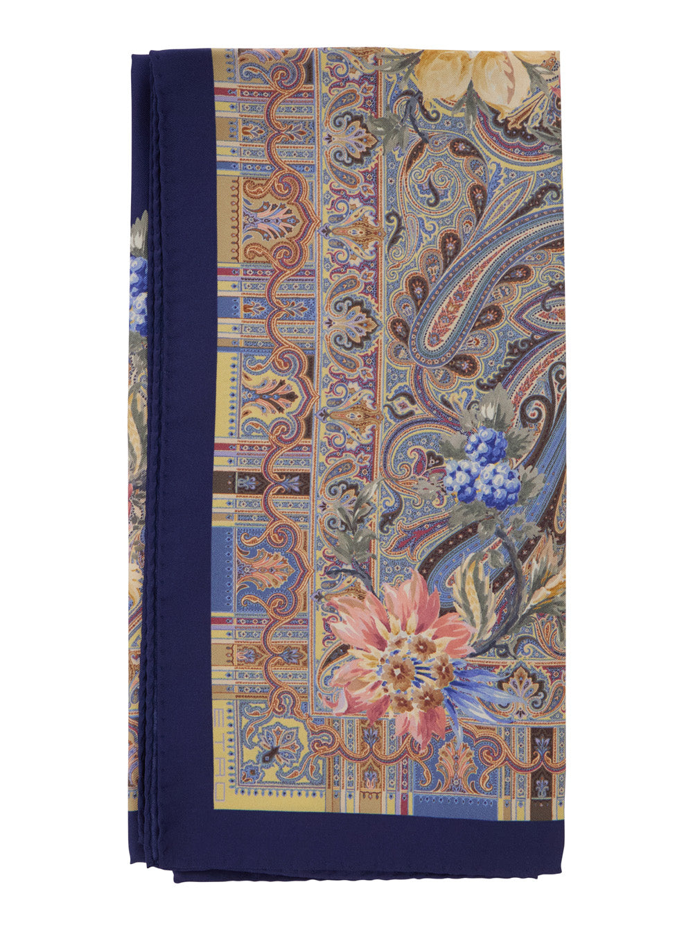 Etro Women Multicolor Scarf With All-Over Paisley Print In Silk For Women ETRO