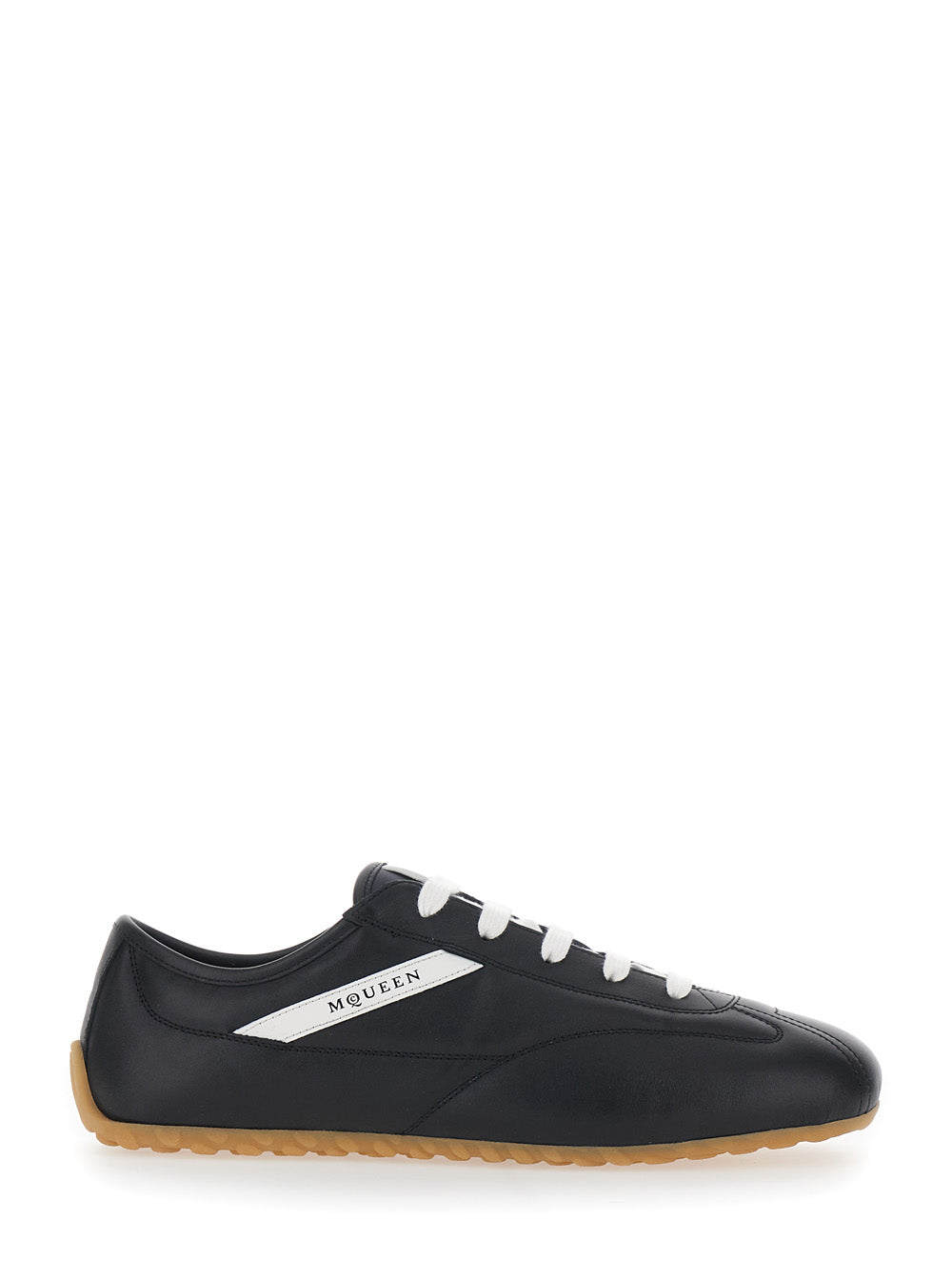 Alexander Mcqueen Men Black Sneakers With Contrast Detail ALEXANDER MCQUEEN