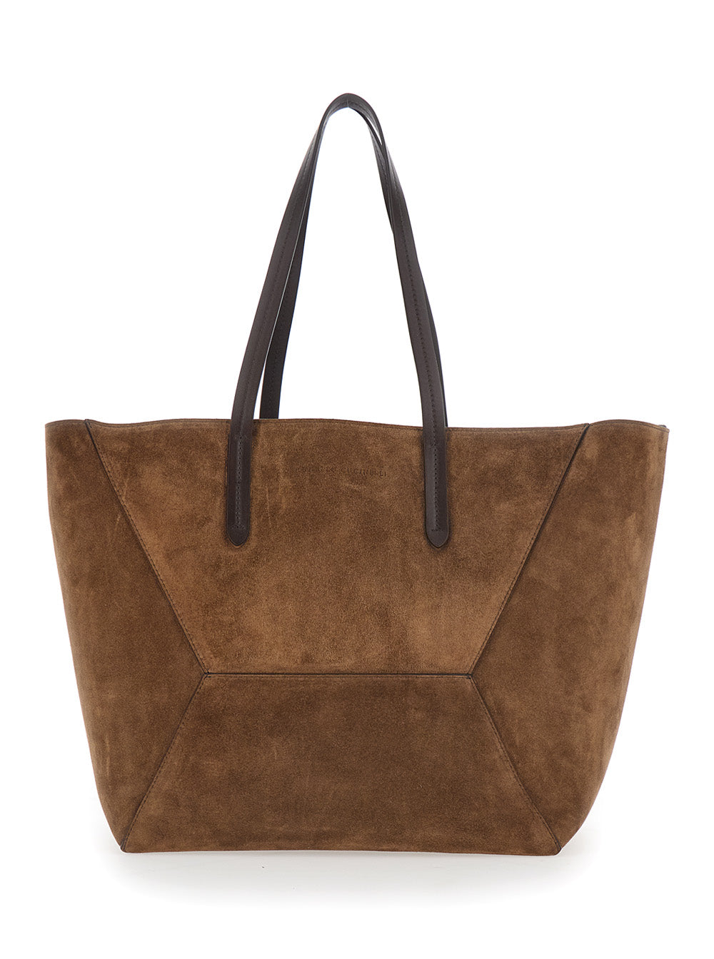 Brunello Cucinelli Women Duo Bag In Brown Leather BRUNELLO CUCINELLI