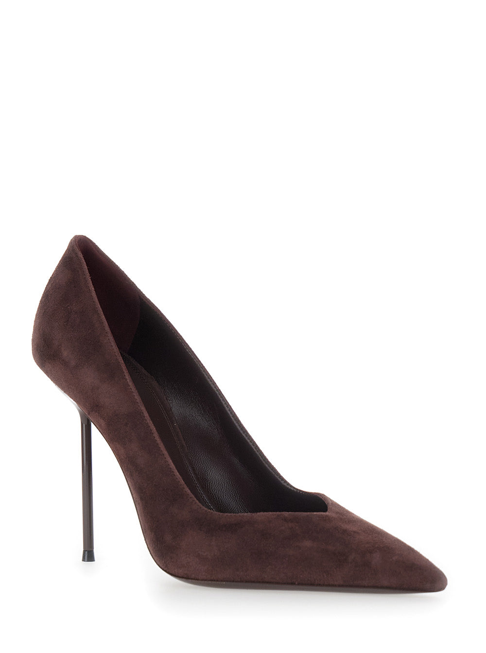 Paris Texas Women Lidia Pump 105 Is A Pump With A 10 Cm Heel In Brown Goat Leather And Women PARIS TEXAS