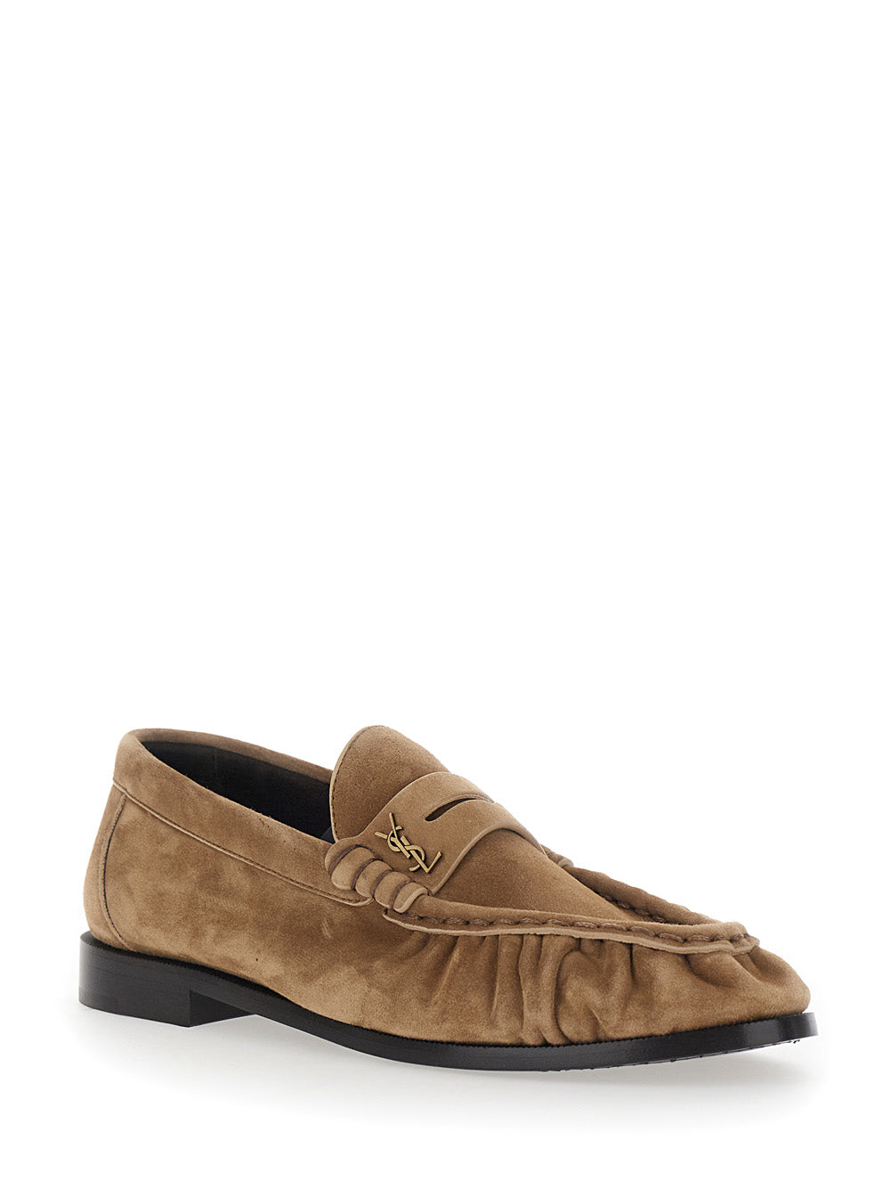Saint Laurent Women Le Loafer 15 Suede Cashemire SAINT LAURENT