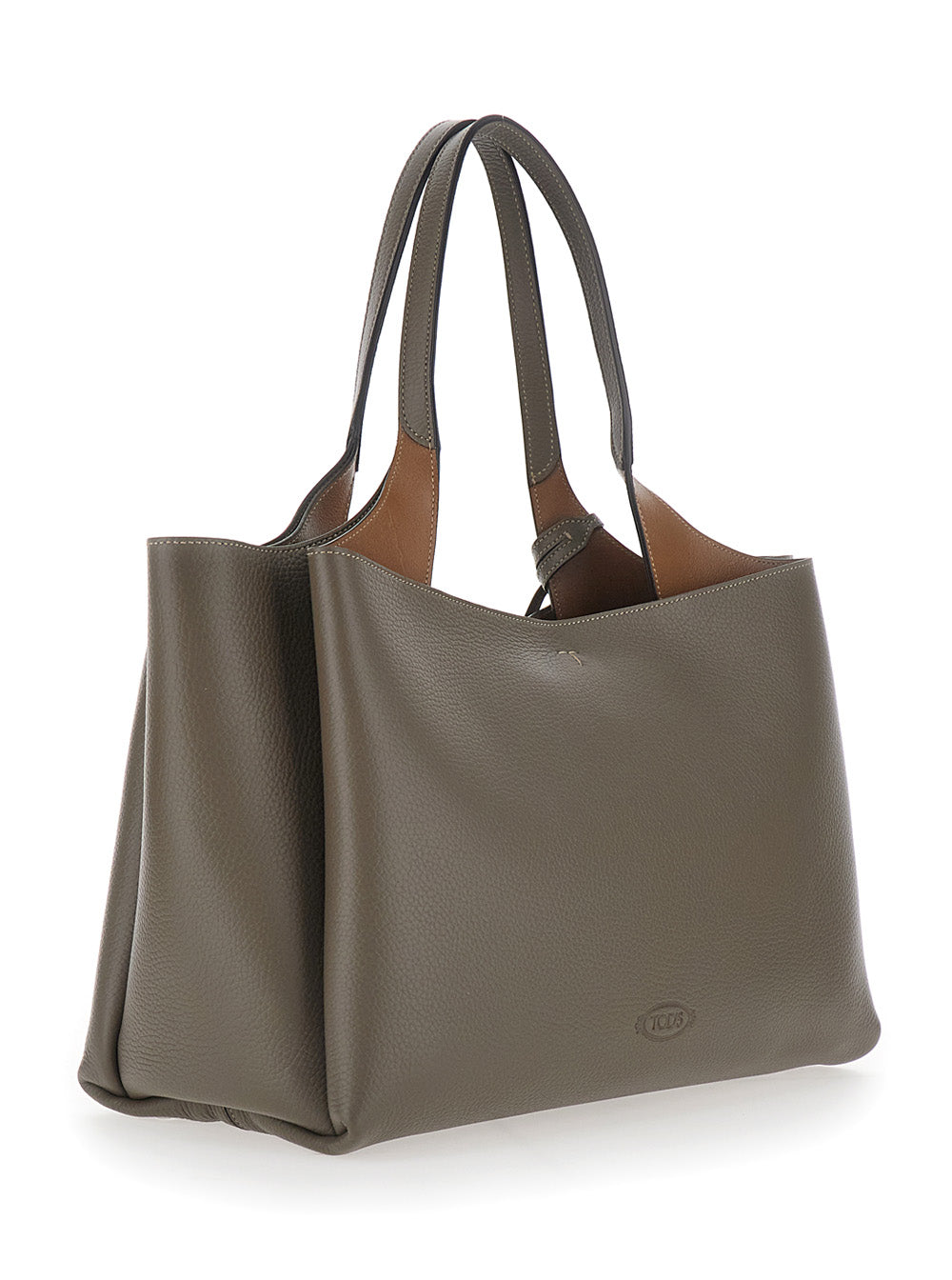 Tod's Women Medium Handbag Apa 2 Handles With Gray Leather Pendant For Women TOD'S