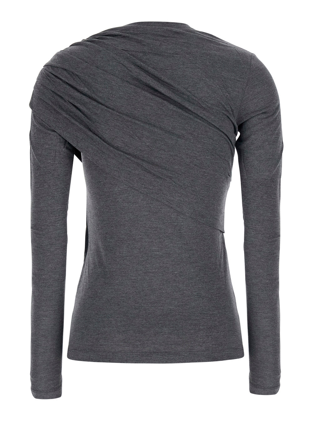 Isabel Marant Etoile Women Dressi-Ga Is A Gray Blouse In Tech Fabric With Long Sleeves And Front Button Closure, Women ISABEL MARANT ETOILE