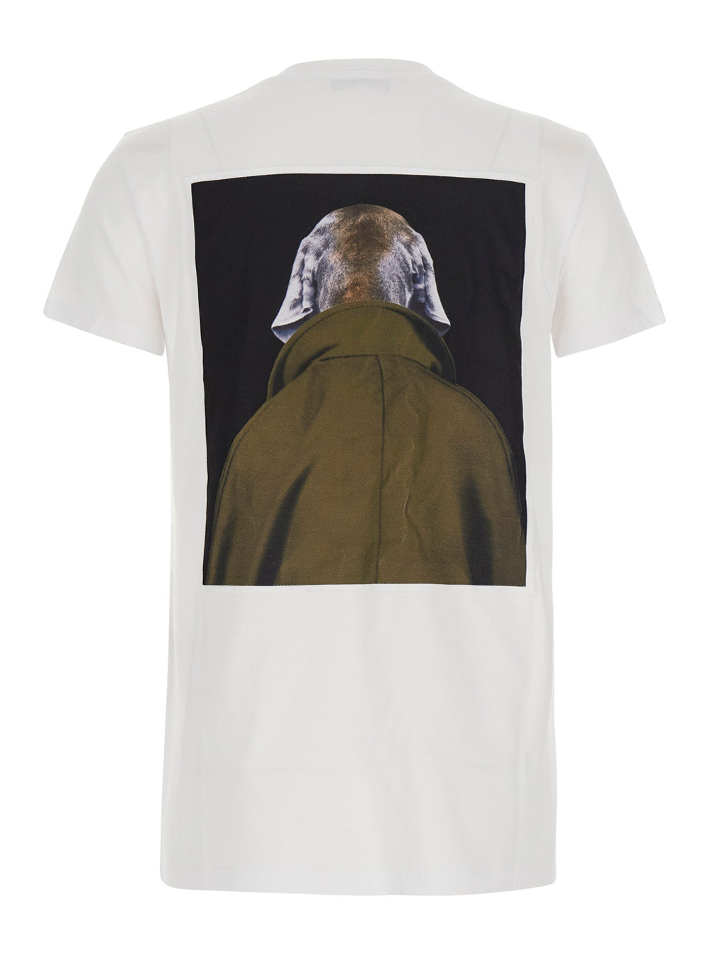 Max Mara Women White Cotton Short Sleeve Round Neck T-Shirt For Women MAX MARA