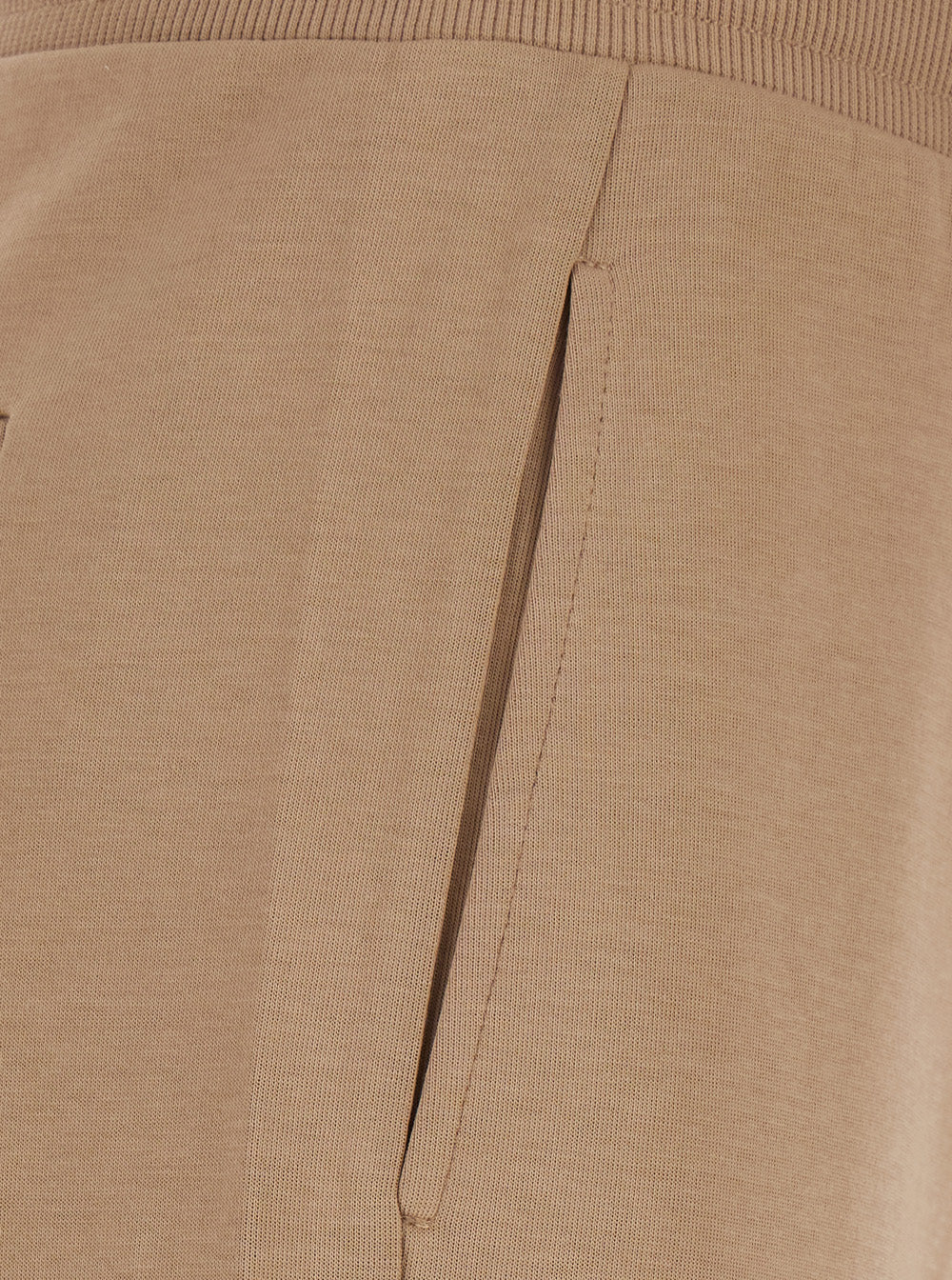 'S Maxmara Women Pants S Maxmara With Pockets And Straight Hems In Tech Fabric Beige Women S MAX MARA