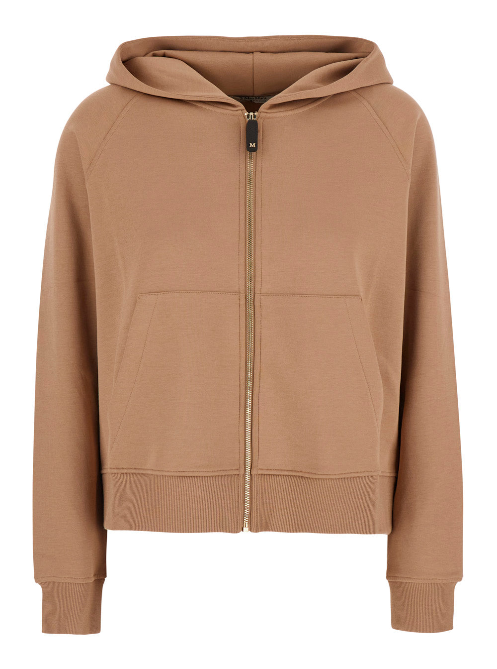 'S Maxmara Women Sweatshirt Marea With Crew Neck And Long Sleeves In Cotton Beige Women S MAX MARA