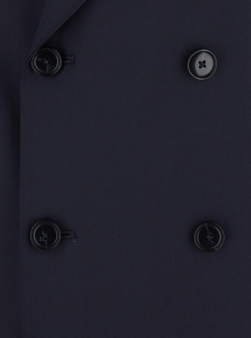 Boss Men Blue Double-Breasted Jacket With Notched Revers In Wool Men BOSS