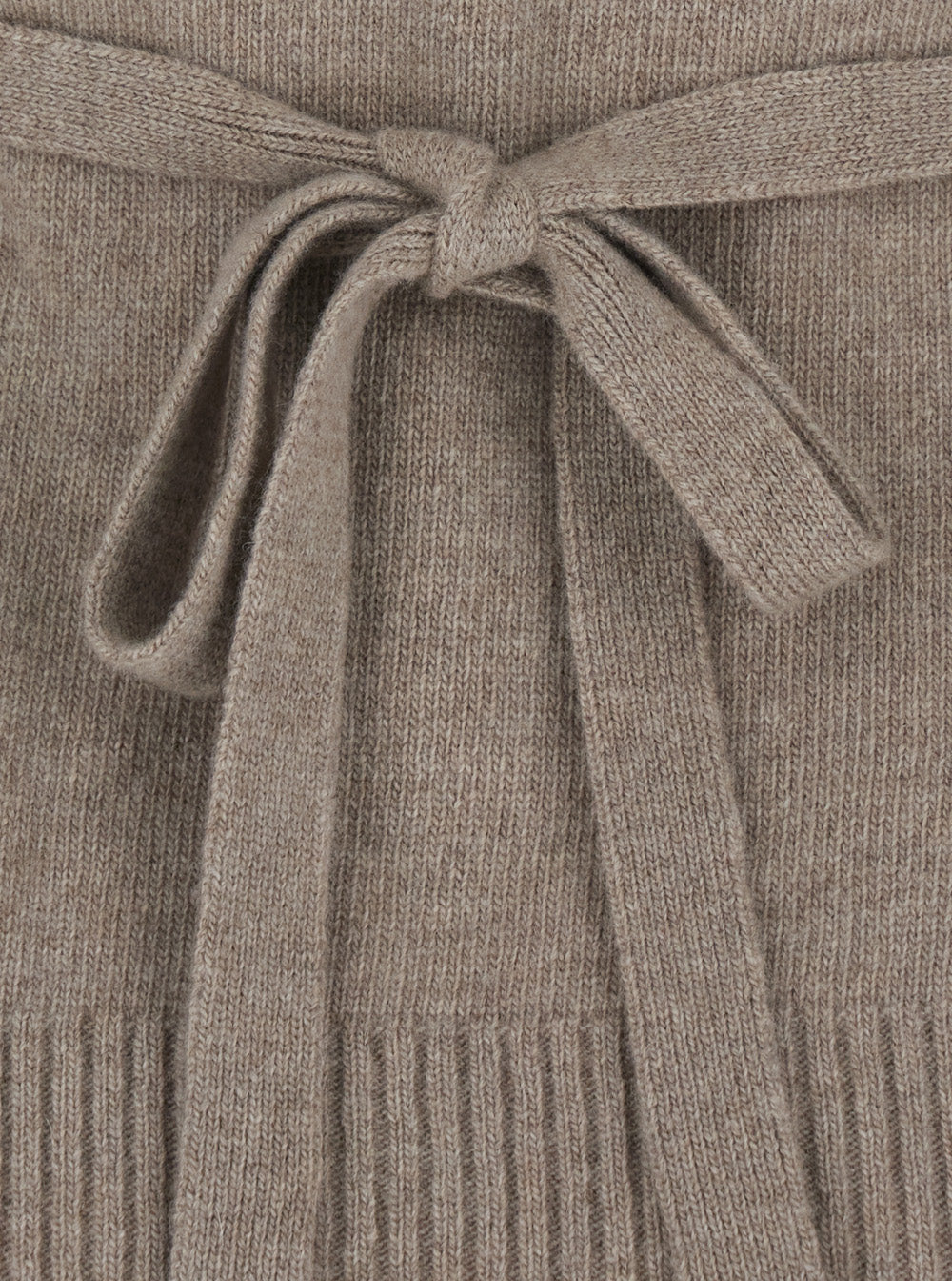 P.A.R.O.S.H. Women Beige High Neck Sweater With Adjustable Knot At The Back In Wool Women P.A.R.O.S.H.