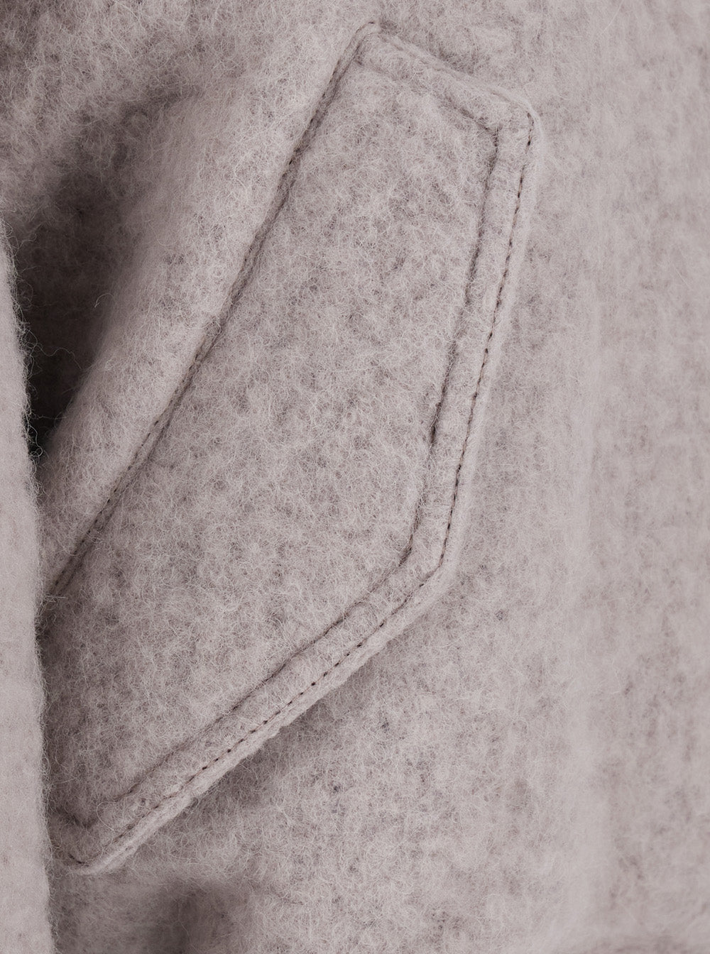 Rick Owens Women 'Secchia Flight' Faded Pink Bomber Jacket With Ruched Sleeves And Cropped Design In Wool For Women RICK OWENS