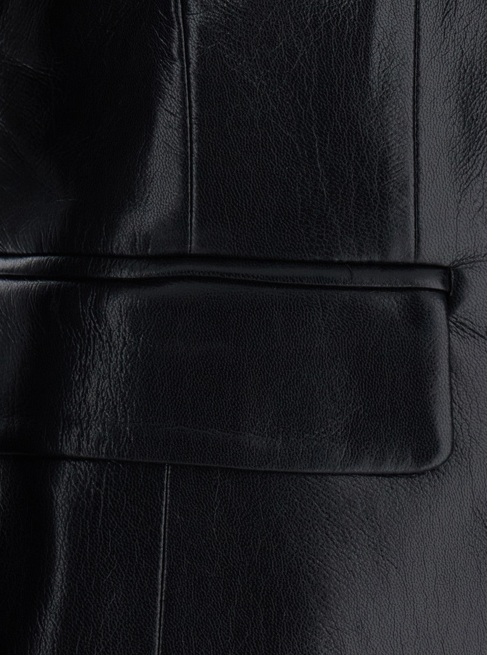The Andamane Women 'Zefira' Black Jacket With Notched Revers And Crop Design In Eco-Leather For Women THE ANDAMANE