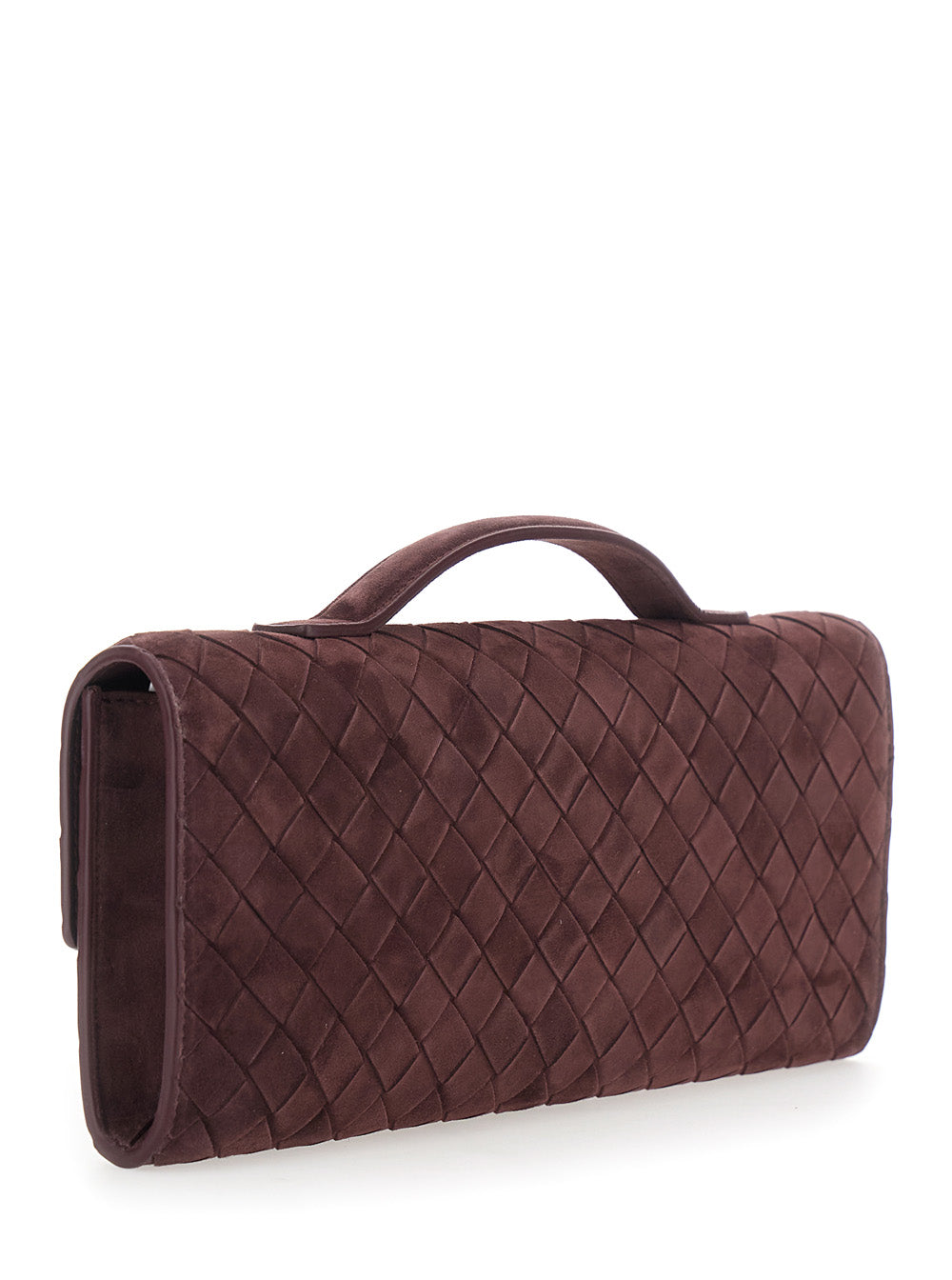 Bottega Veneta Women Andiamo Clutch Intrecciato 15 Cashmere Calf BOTTEGA VENETA