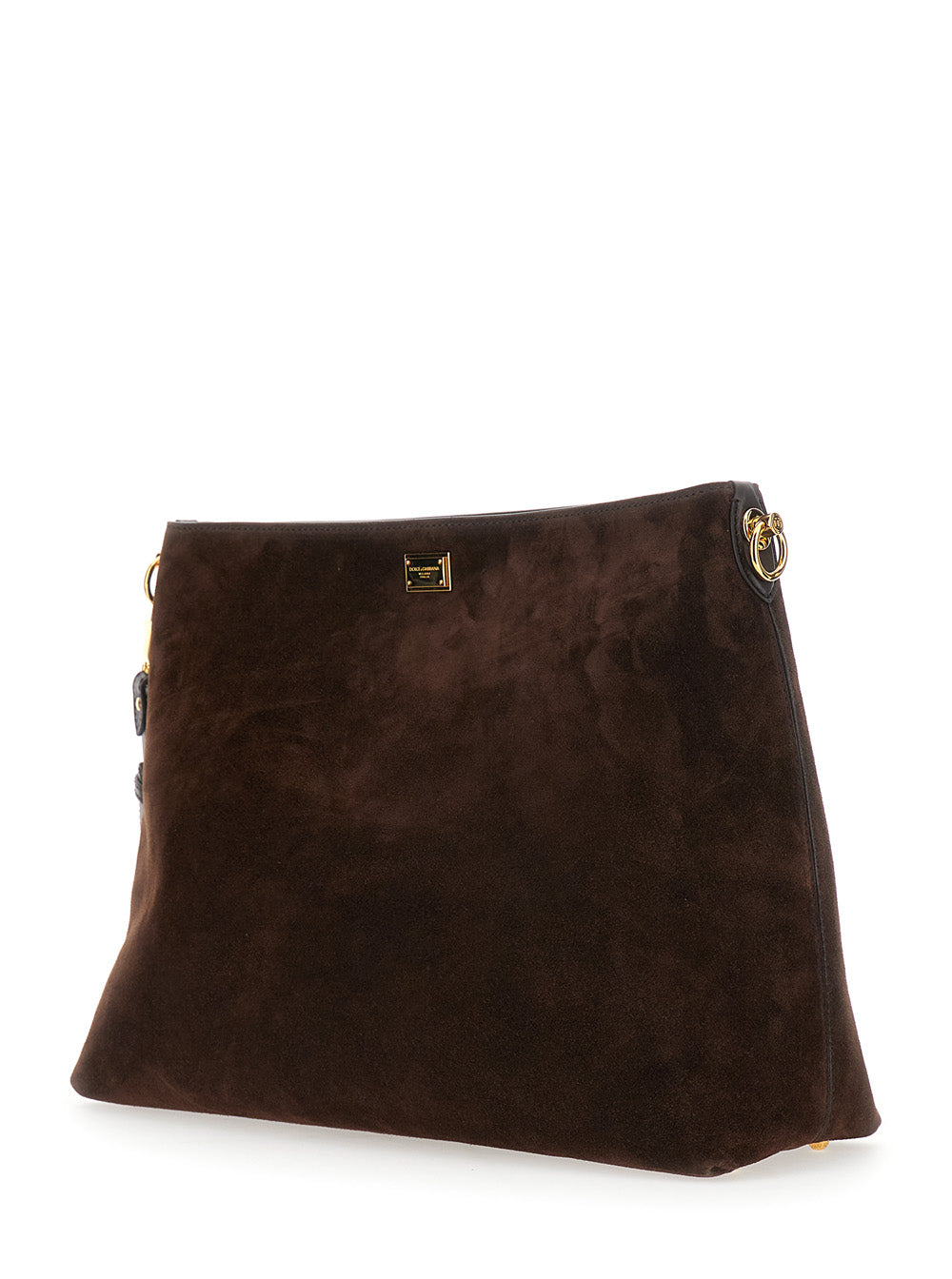 Dolce & Gabbana Women Vittoria Suede Shoulder Bag DOLCE & GABBANA
